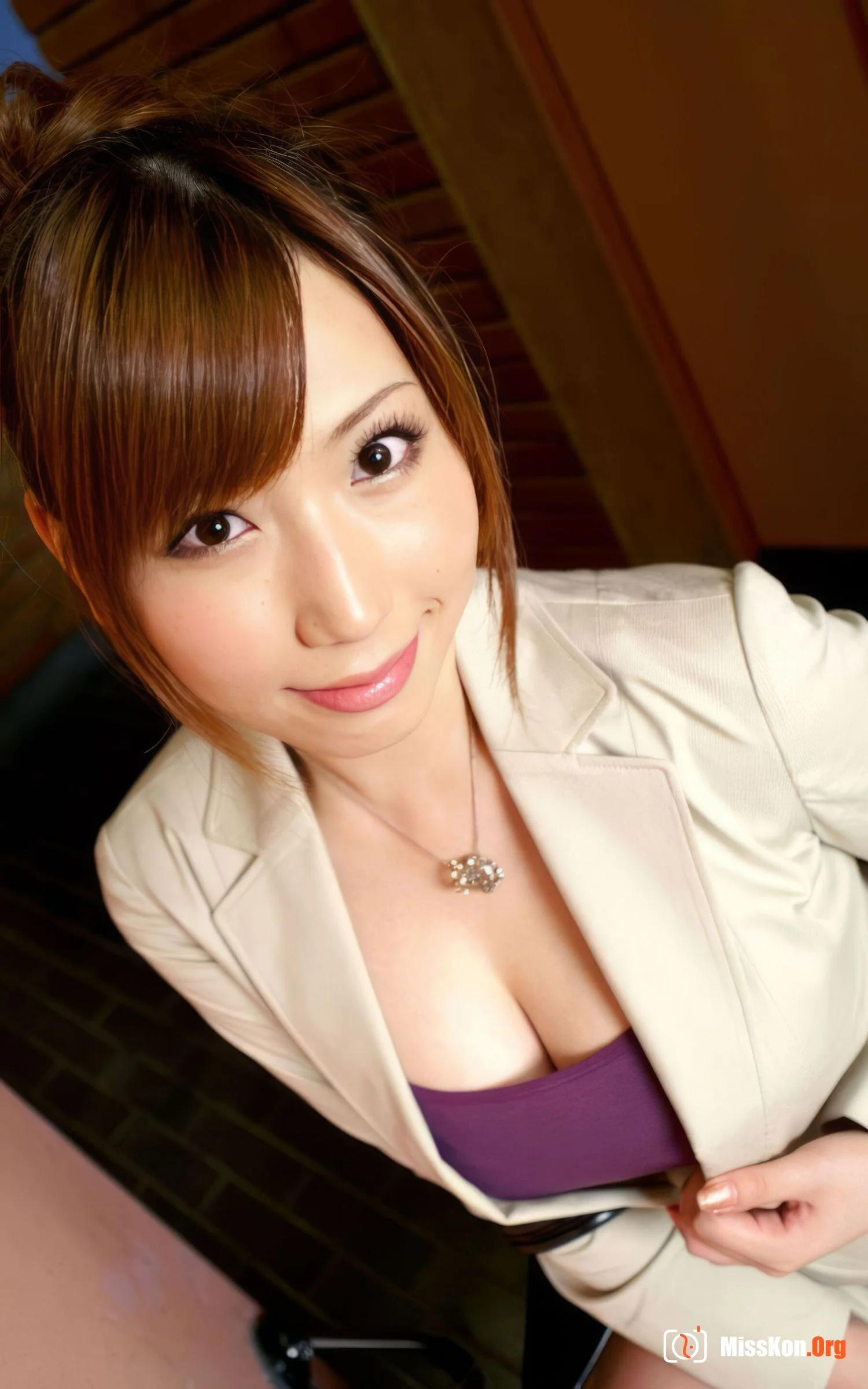 A photo collection of a busty and sexy sales lady - Photo 10