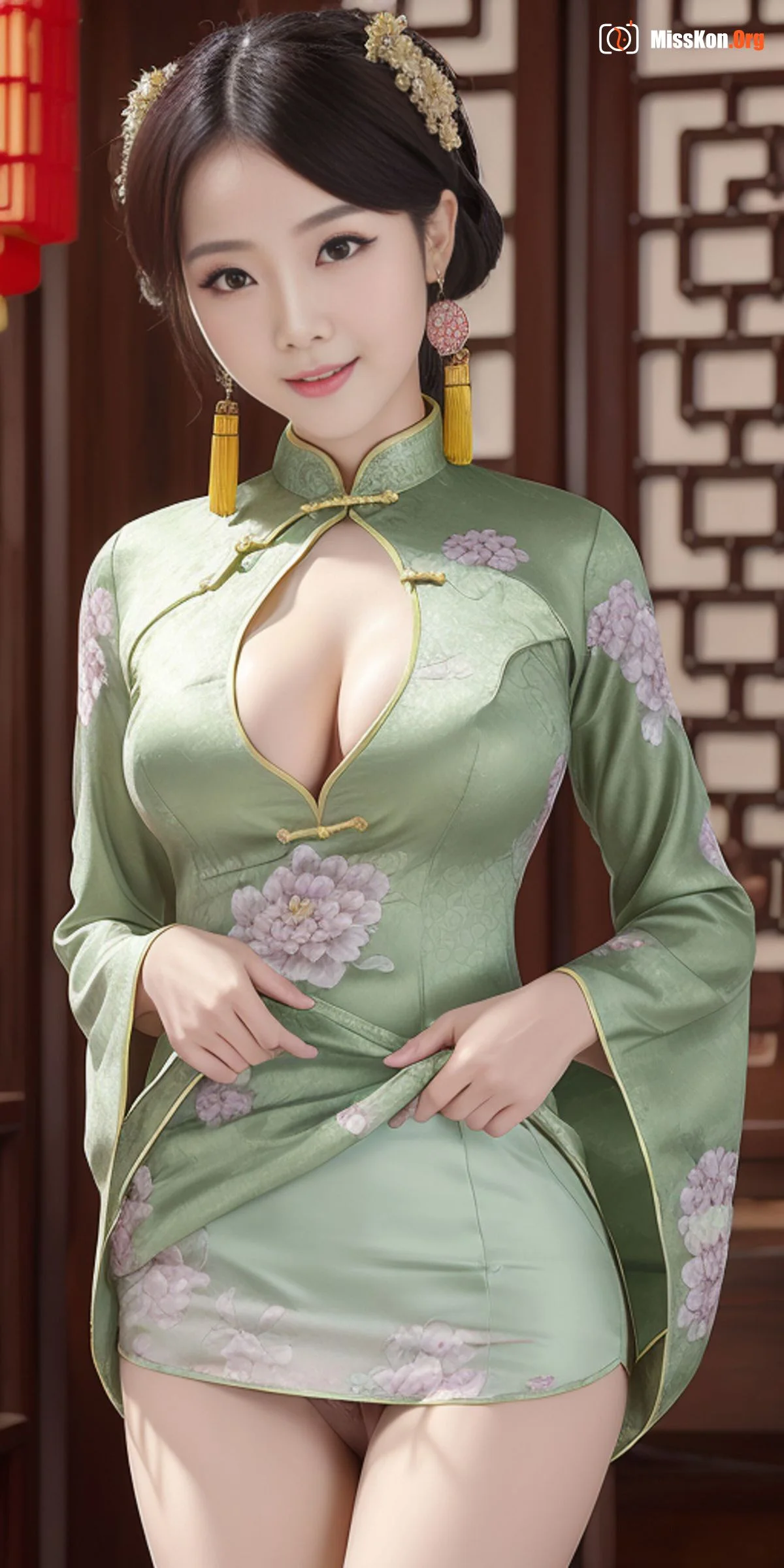AI drawing: classical cheongsam - Photo 10