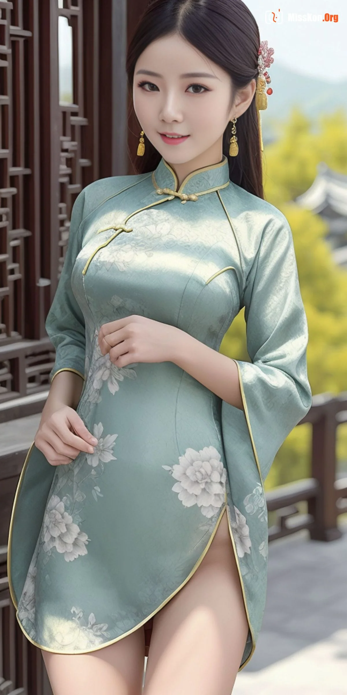 AI drawing: classical cheongsam - Photo 15