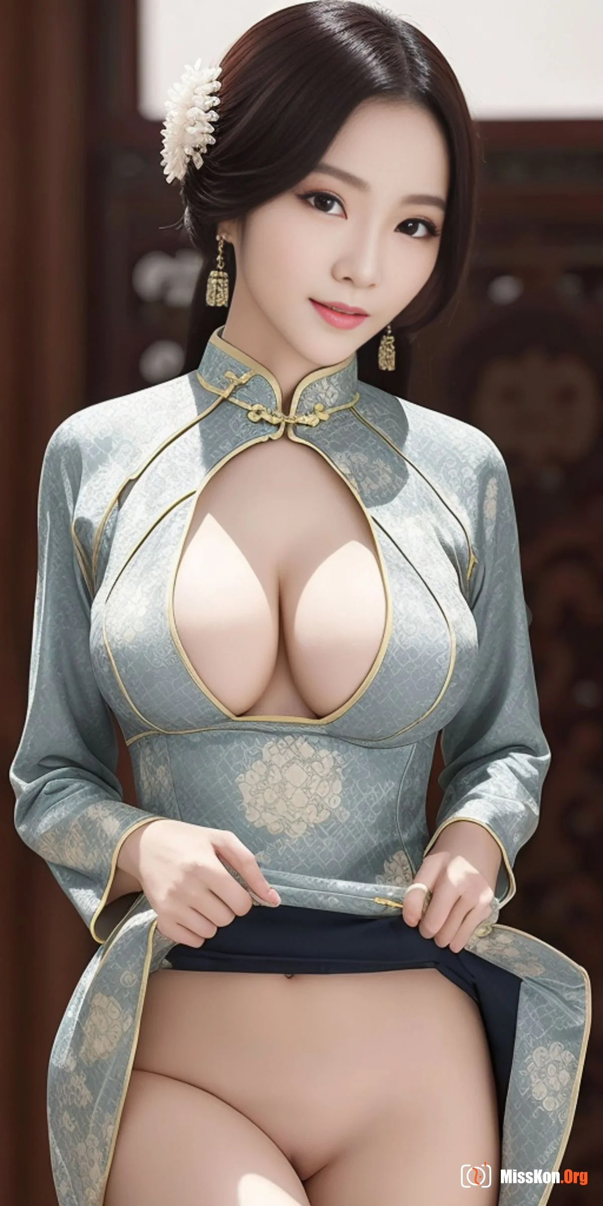 AI drawing: classical cheongsam - Photo 17