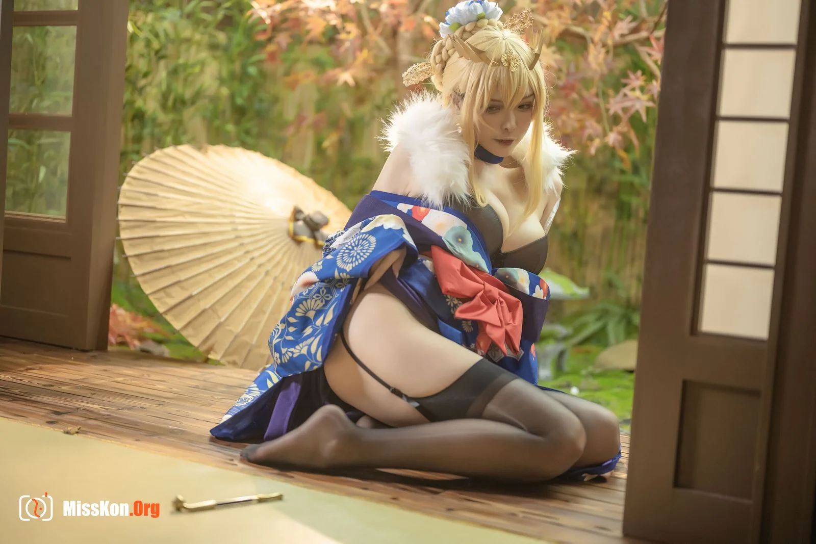 Autumn and Corgi: White Spear · Doujin Kimono - Photo 16