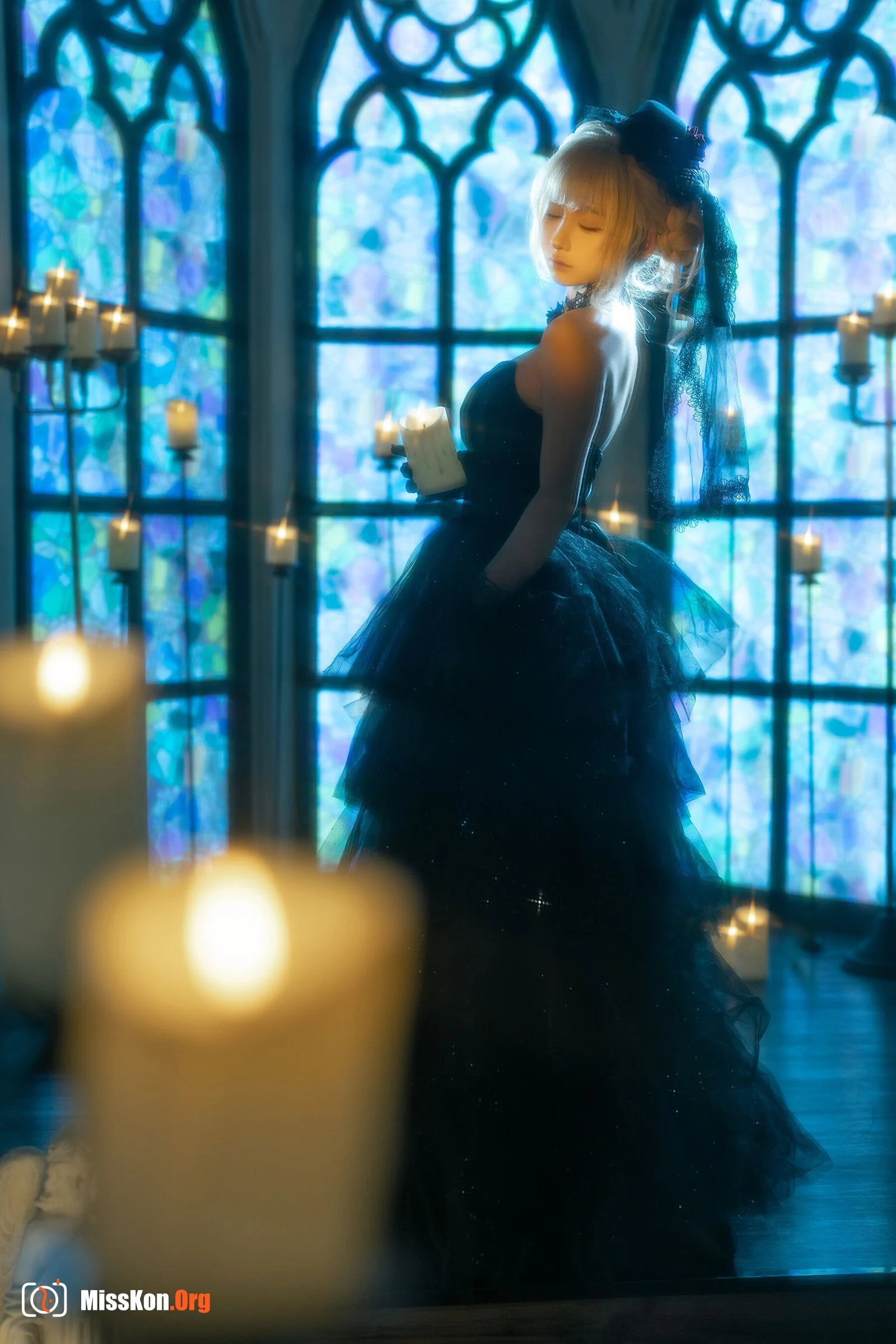 Black wedding dress - Photo 3