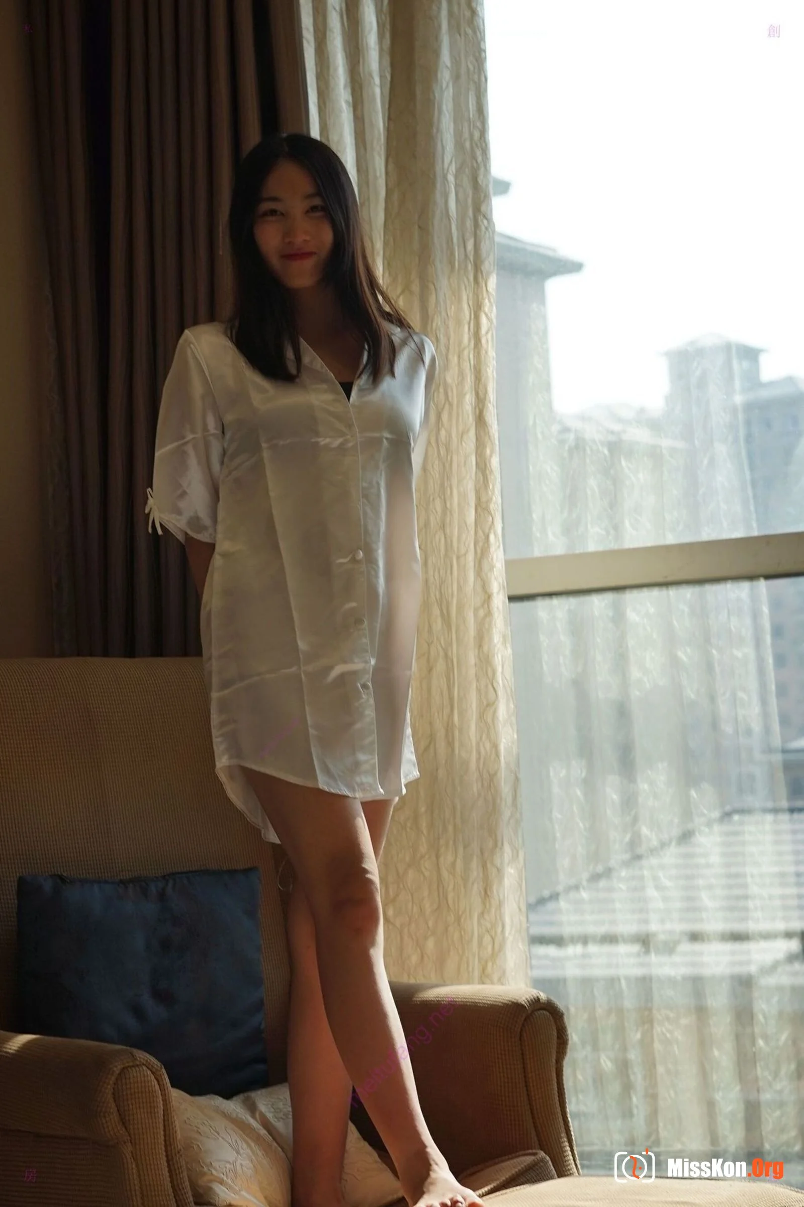 Chinese model Han Shan's large-scale private photo shoot - Photo 19