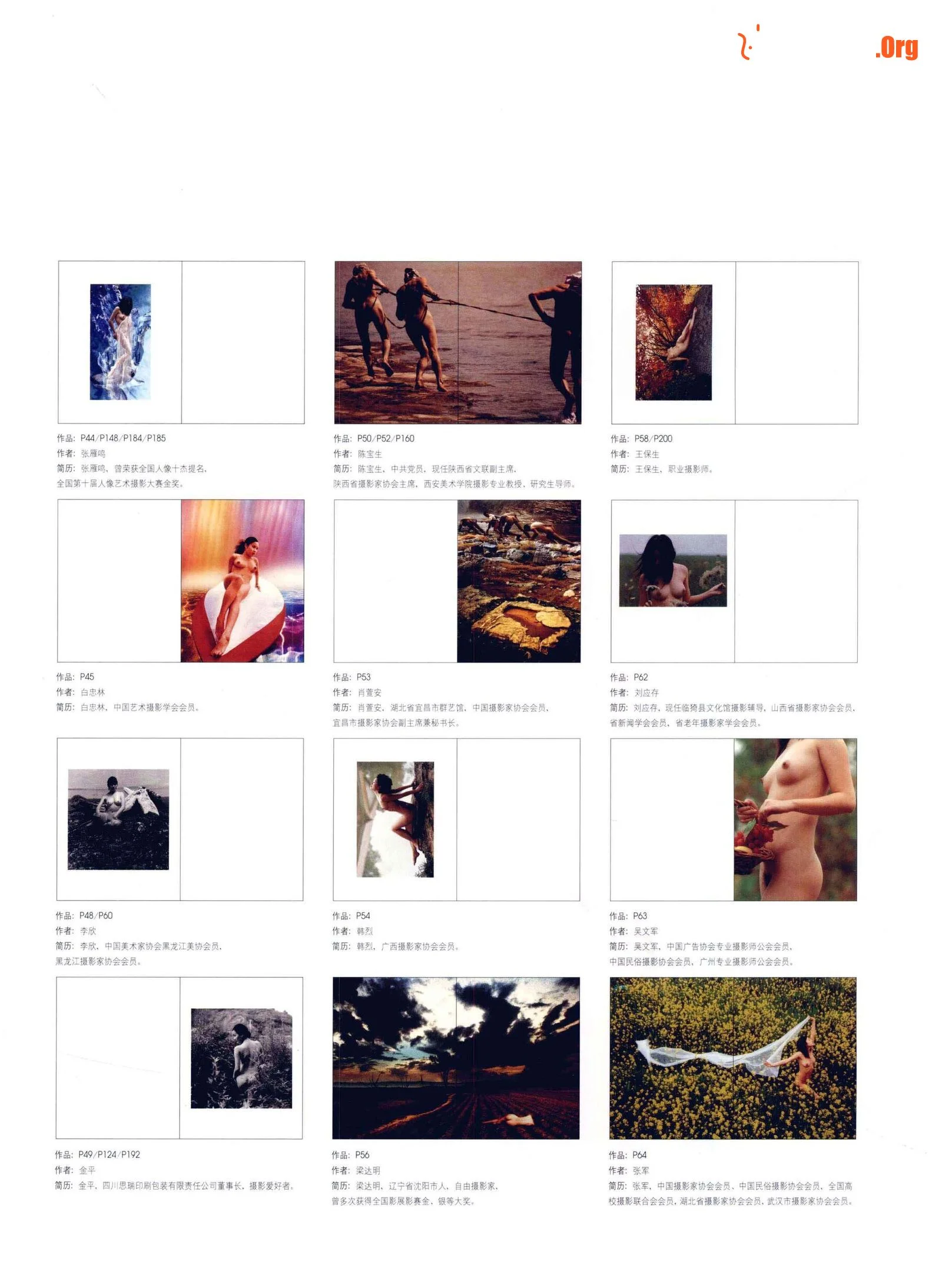 Chinese nude photography art classics: human body and nature (Jilin Photography Publishing House) - Photo 6