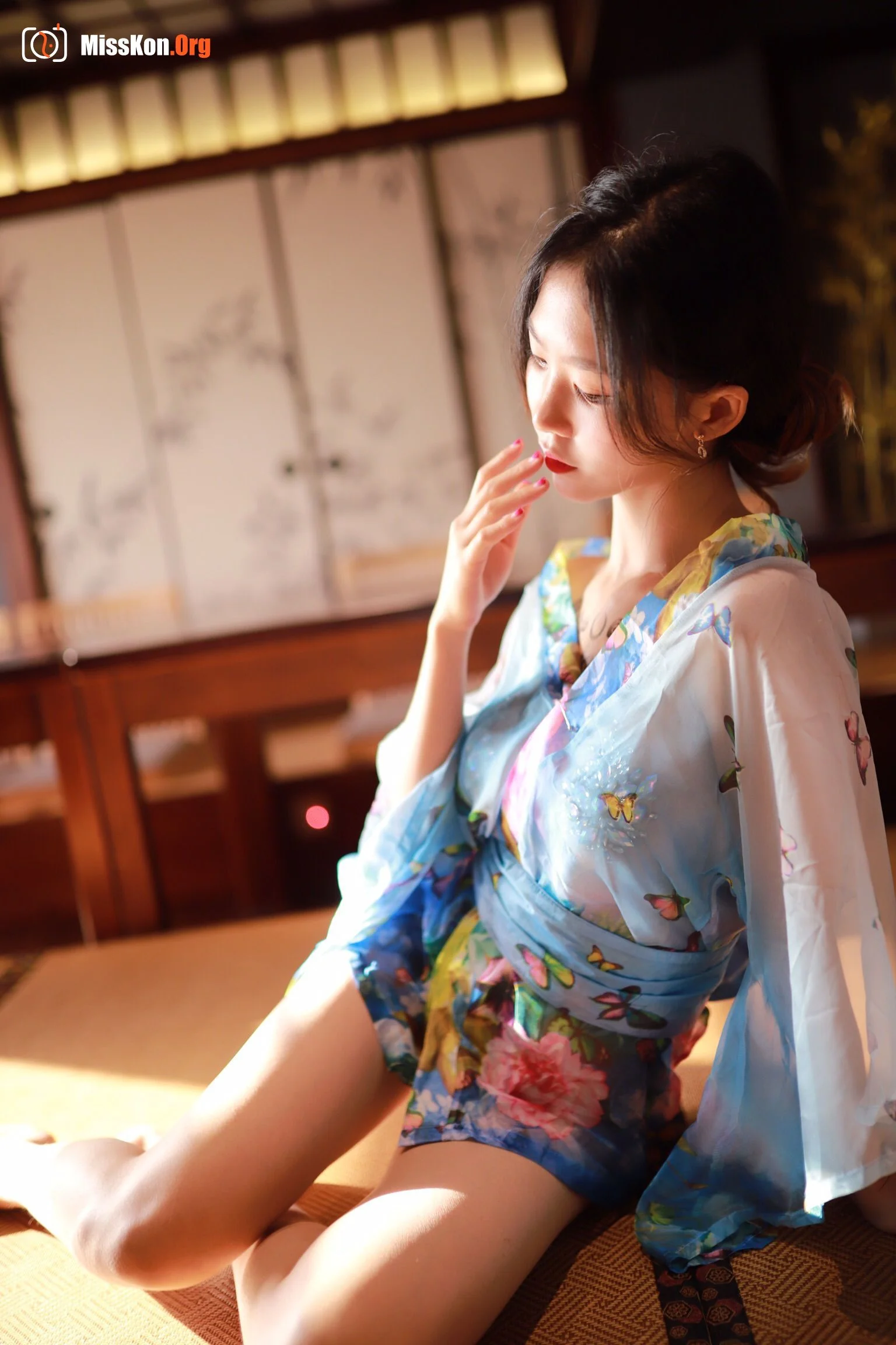 Douniang Lishi: Aqua Kimono - Photo 11