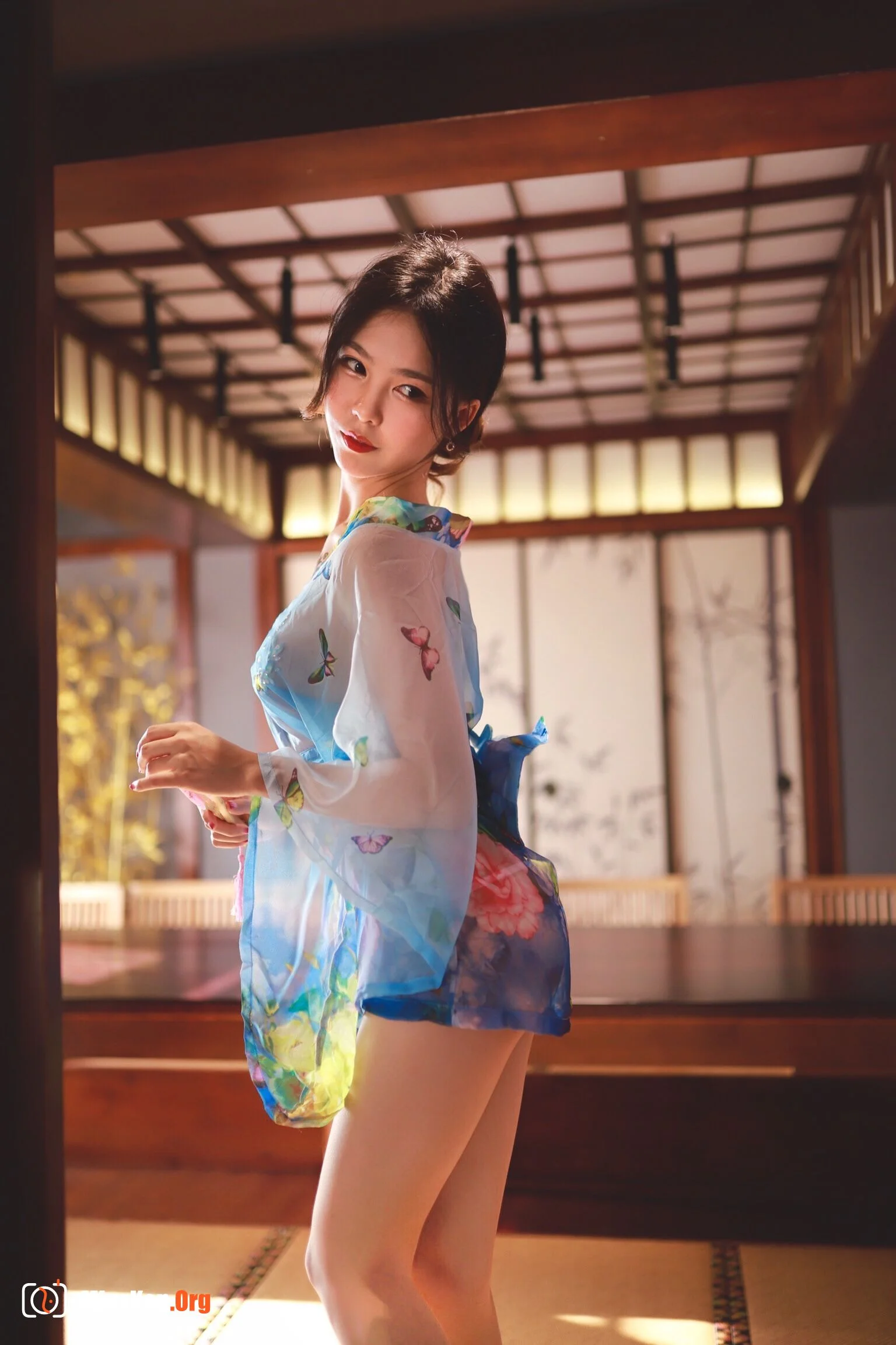 Douniang Lishi: Aqua Kimono - Photo 13