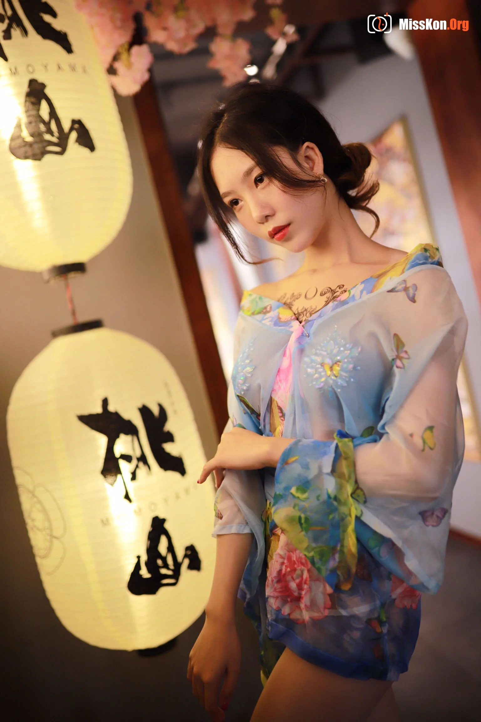 Douniang Lishi: Aqua Kimono - Photo 15