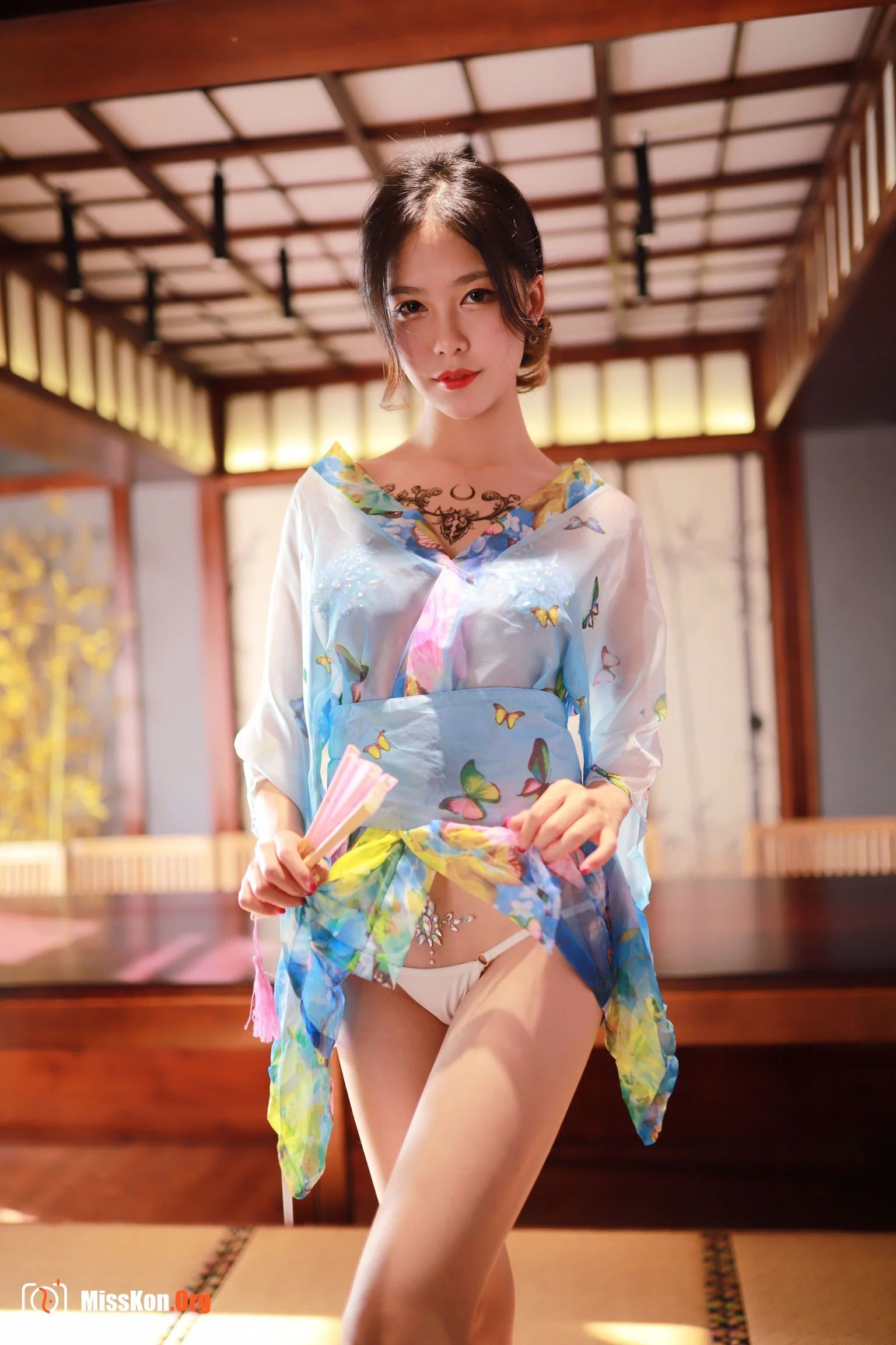 Douniang Lishi: Aqua Kimono - Photo 16