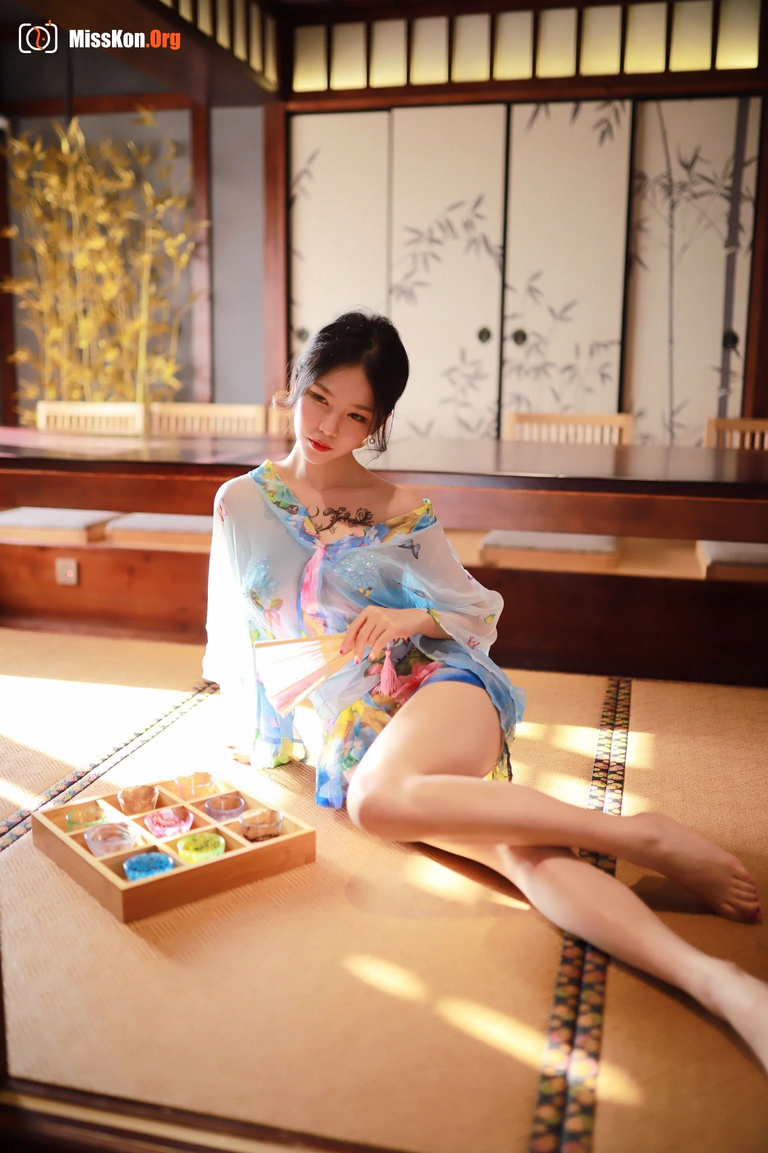 Douniang Lishi: Aqua Kimono - Photo 5