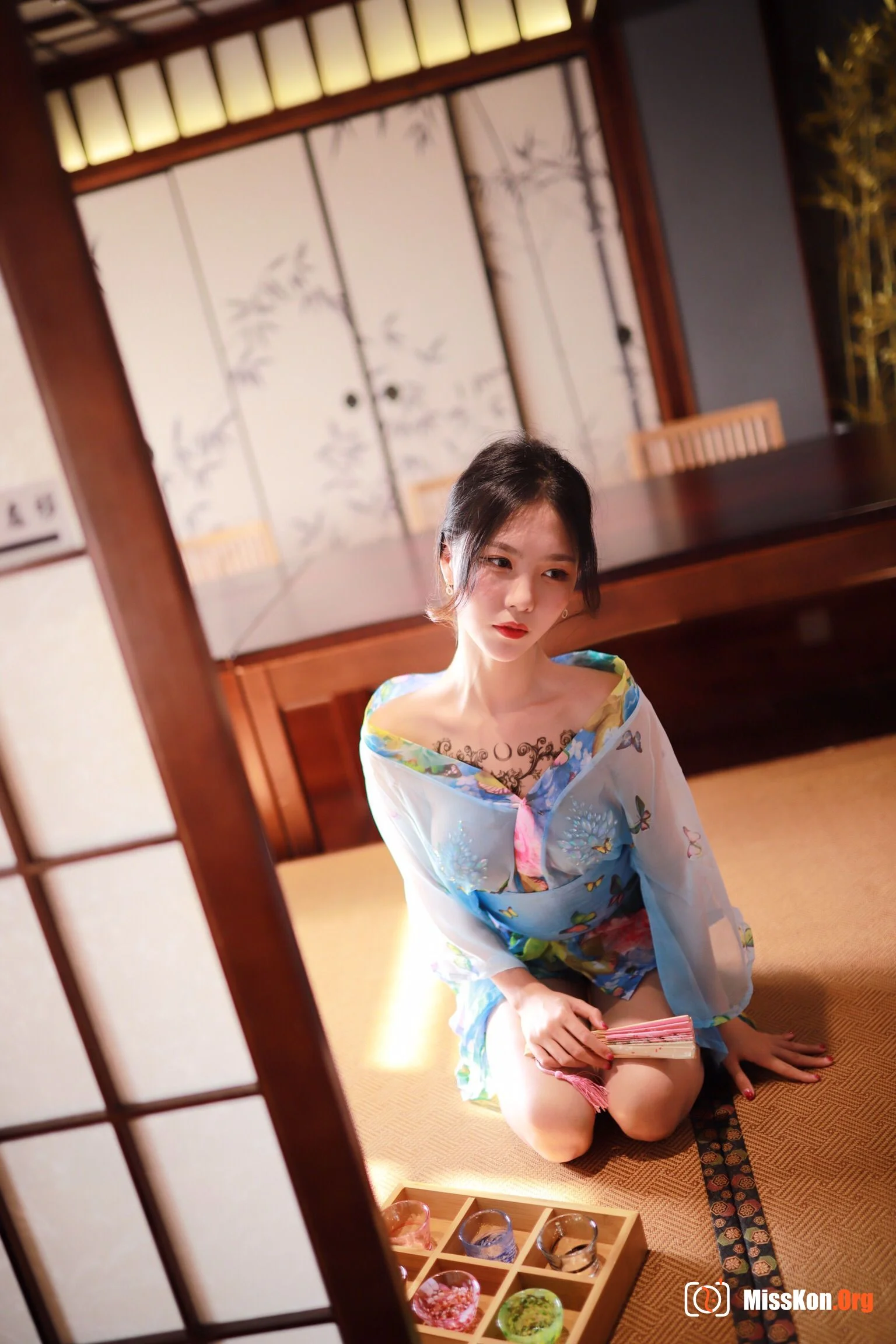 Douniang Lishi: Aqua Kimono - Photo 6