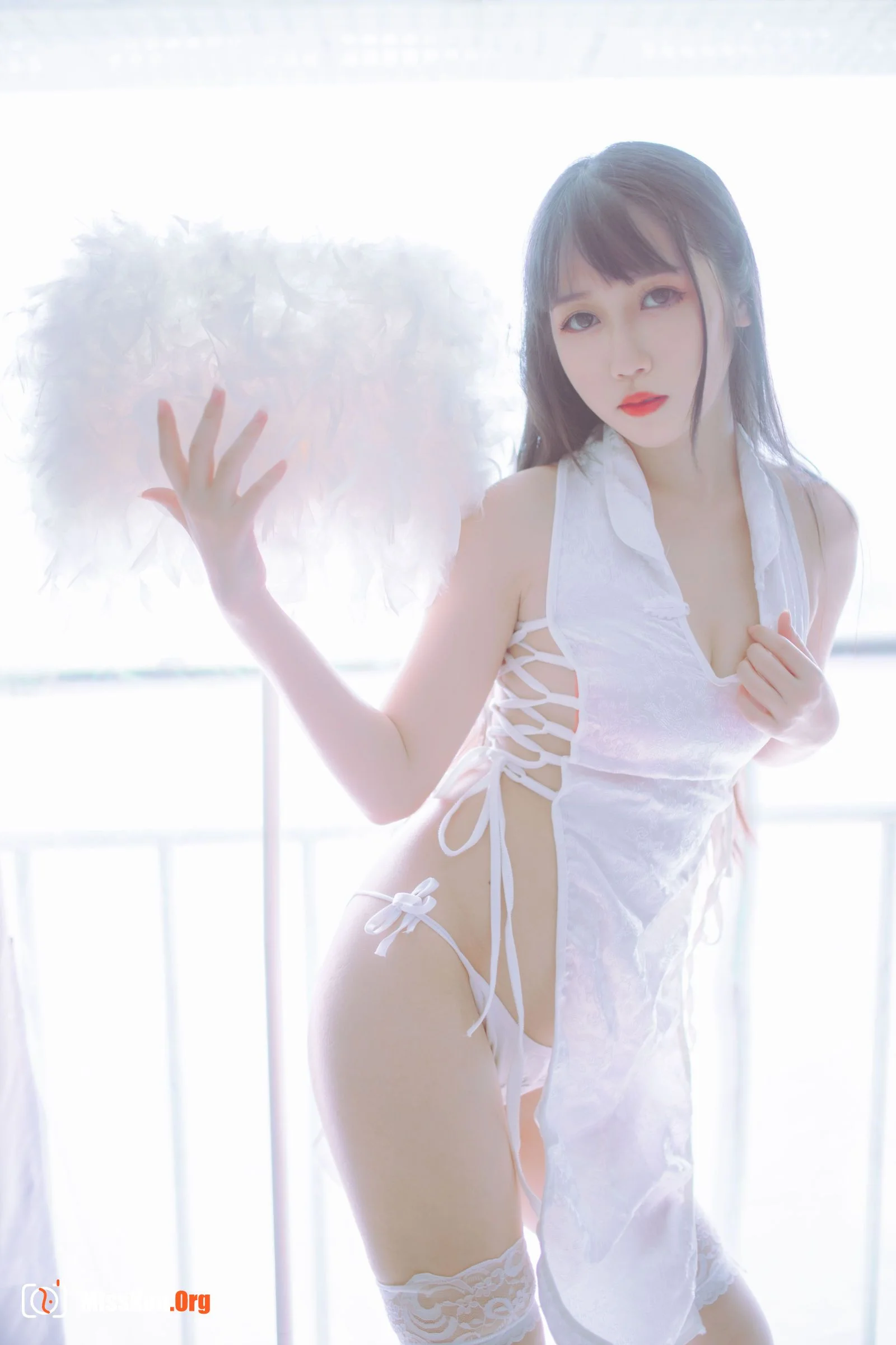 抖娘·利世×不呆猫《黑白旗袍双子》 - 照片 4