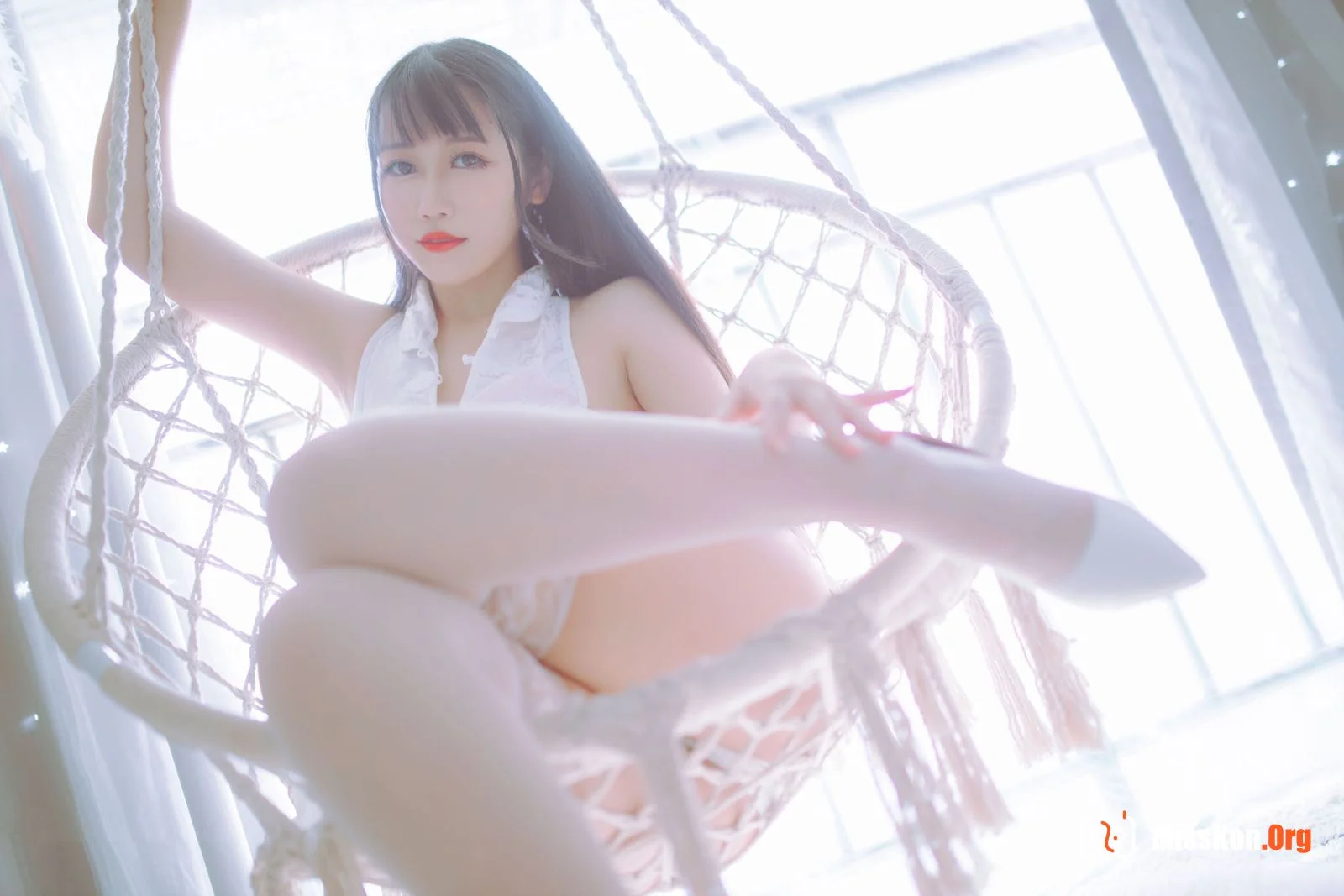 抖娘·利世×不呆猫《黑白旗袍双子》 - 照片 7