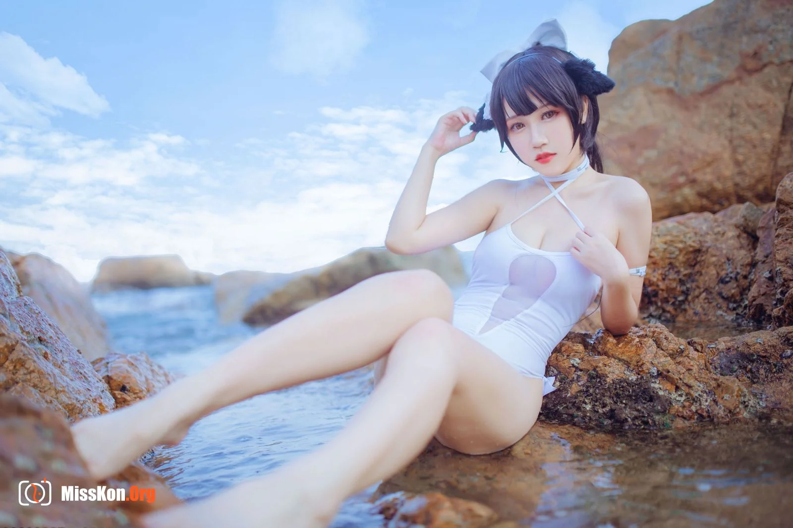 Douniang Lishi & Smart Cat: Mastiff beach swimsuit - Photo 7