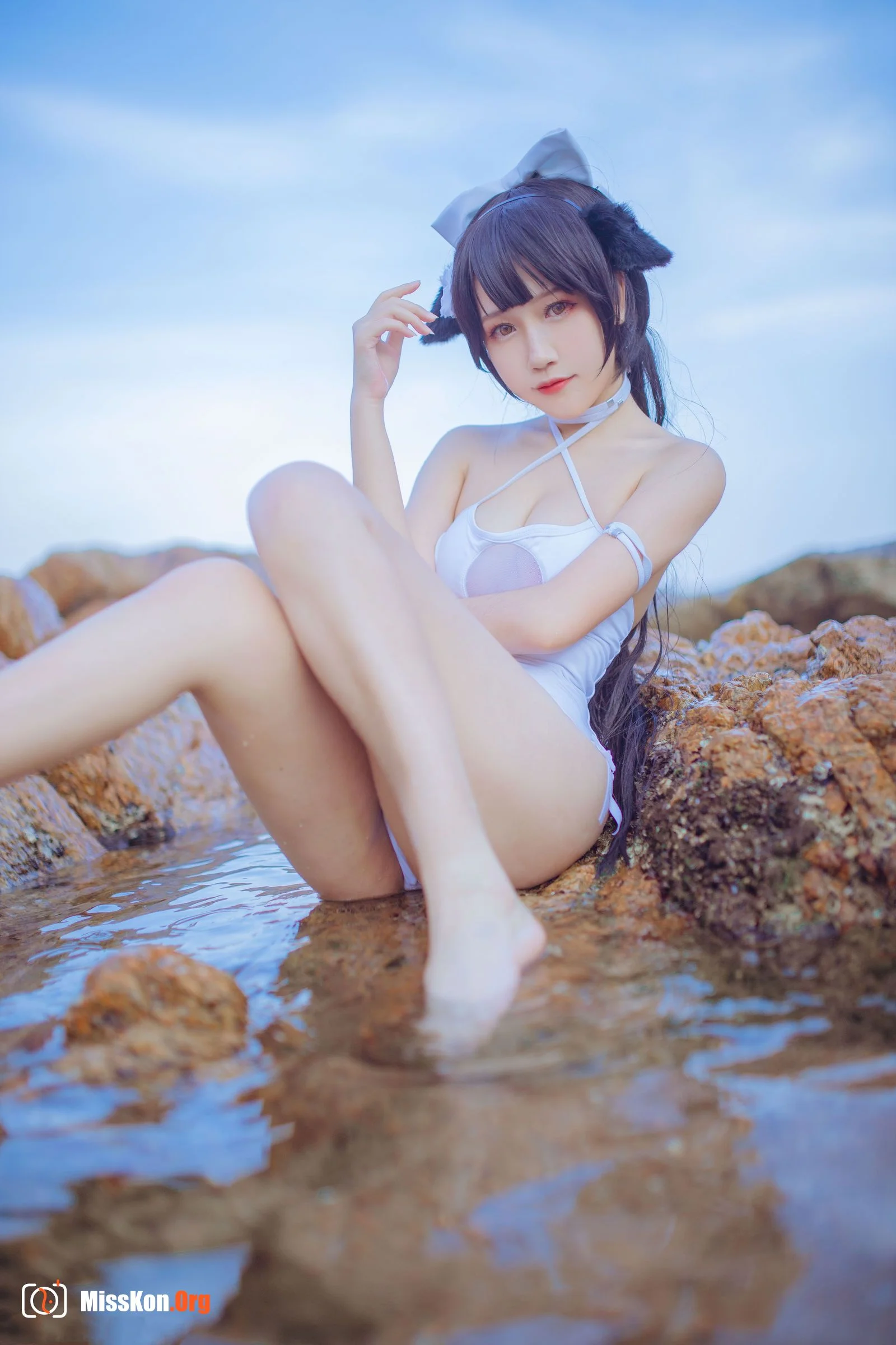 Douniang Lishi & Smart Cat: Mastiff beach swimsuit - Photo 8