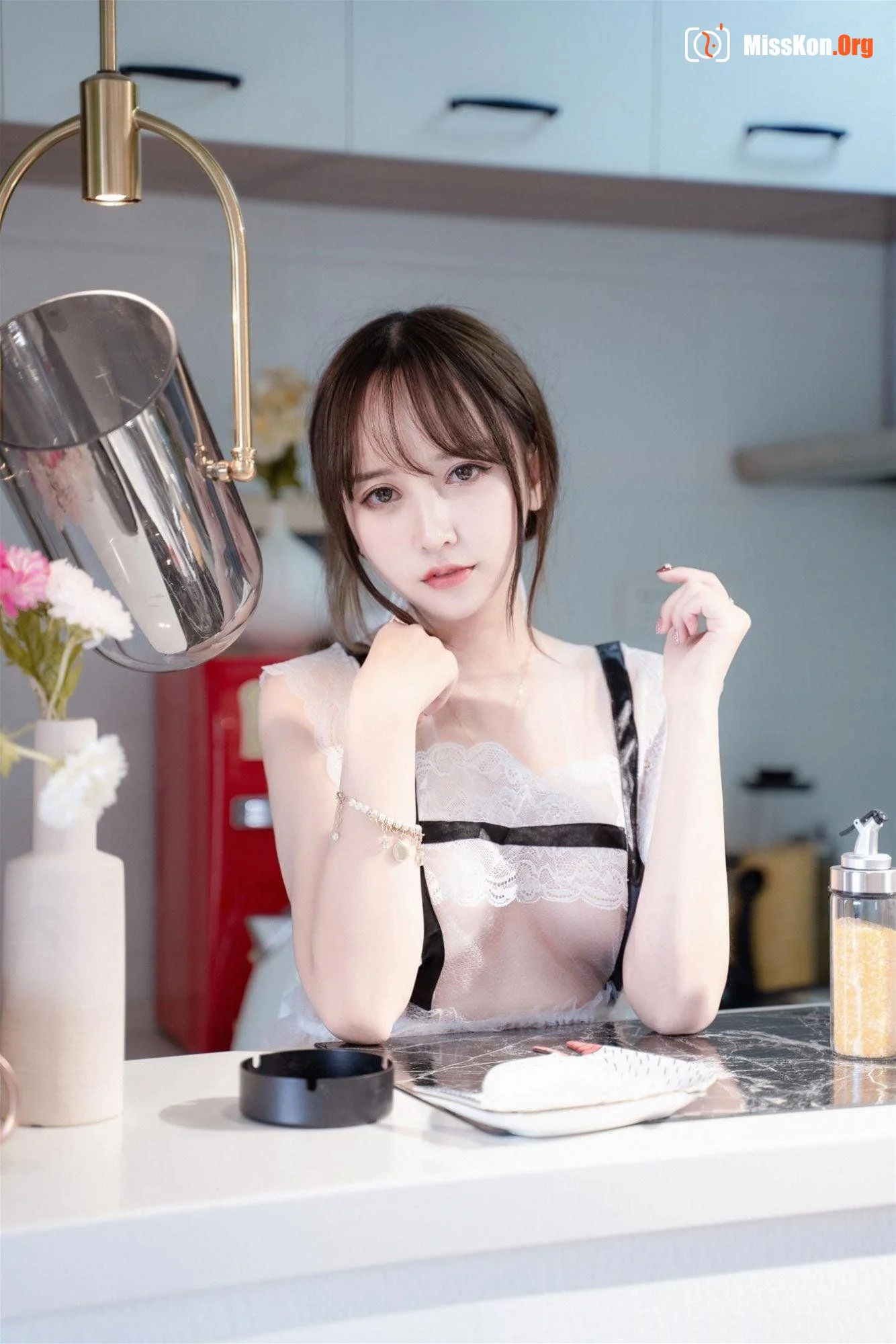Expired Rice Noodle Meow: Sheer tulle pretty maid - Photo 3