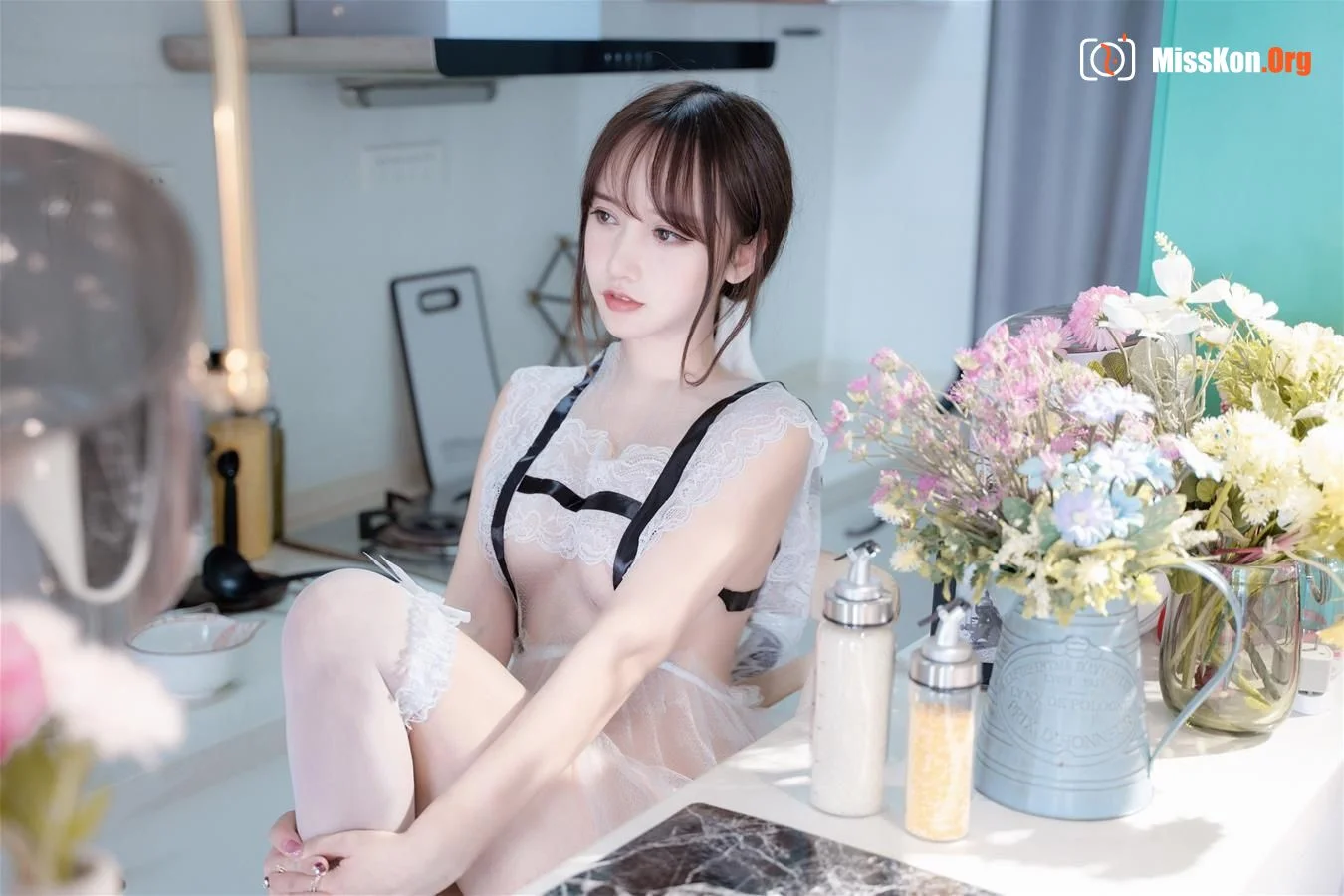 Expired Rice Noodle Meow: Sheer tulle pretty maid - Photo 8