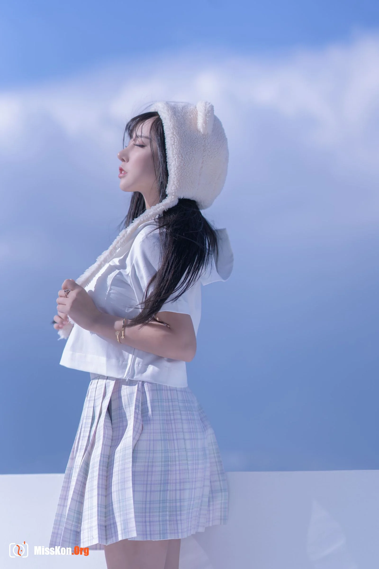 Expired Rice Noodle Meow: White school uniform - Photo 10