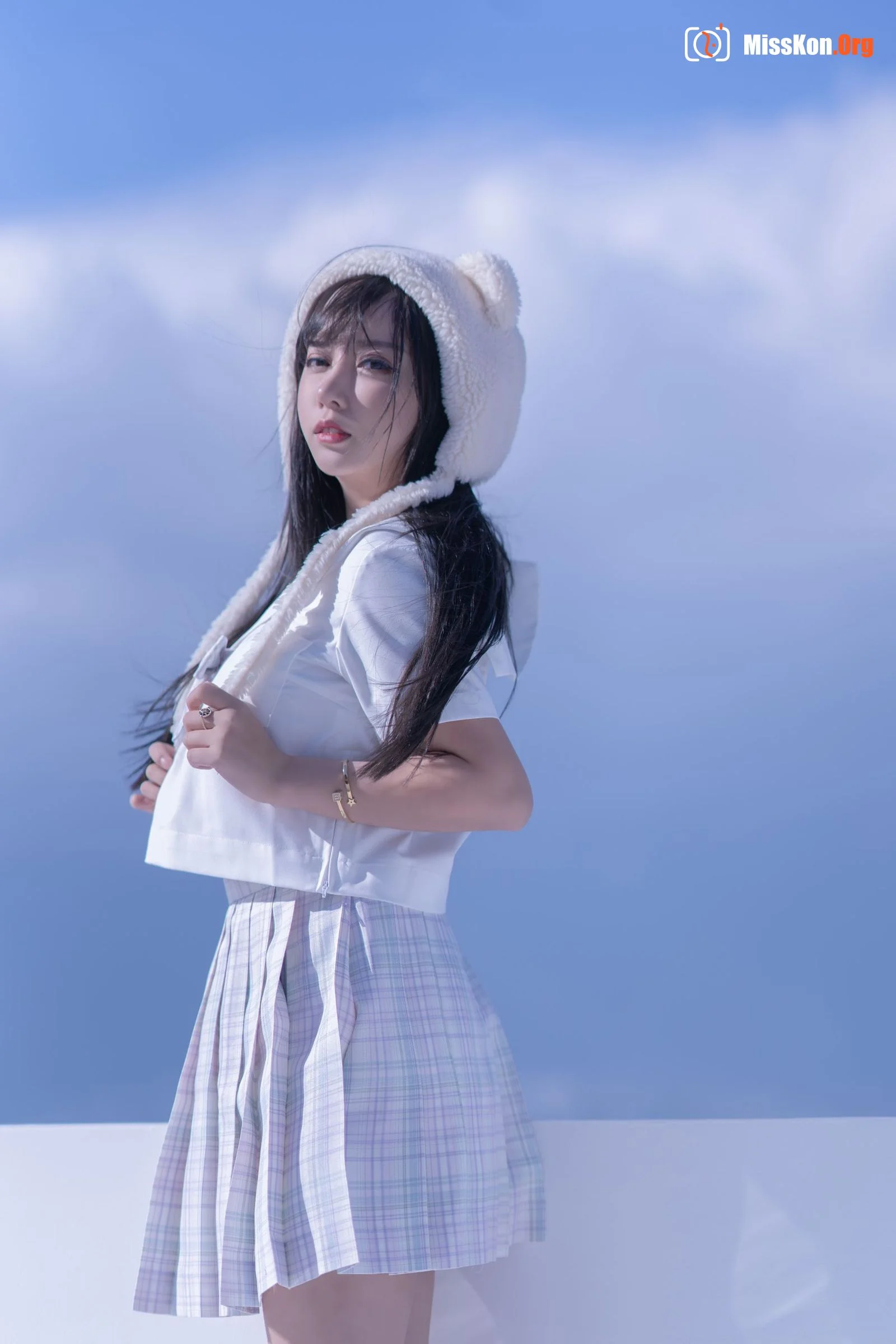 Expired Rice Noodle Meow: White school uniform - Photo 11