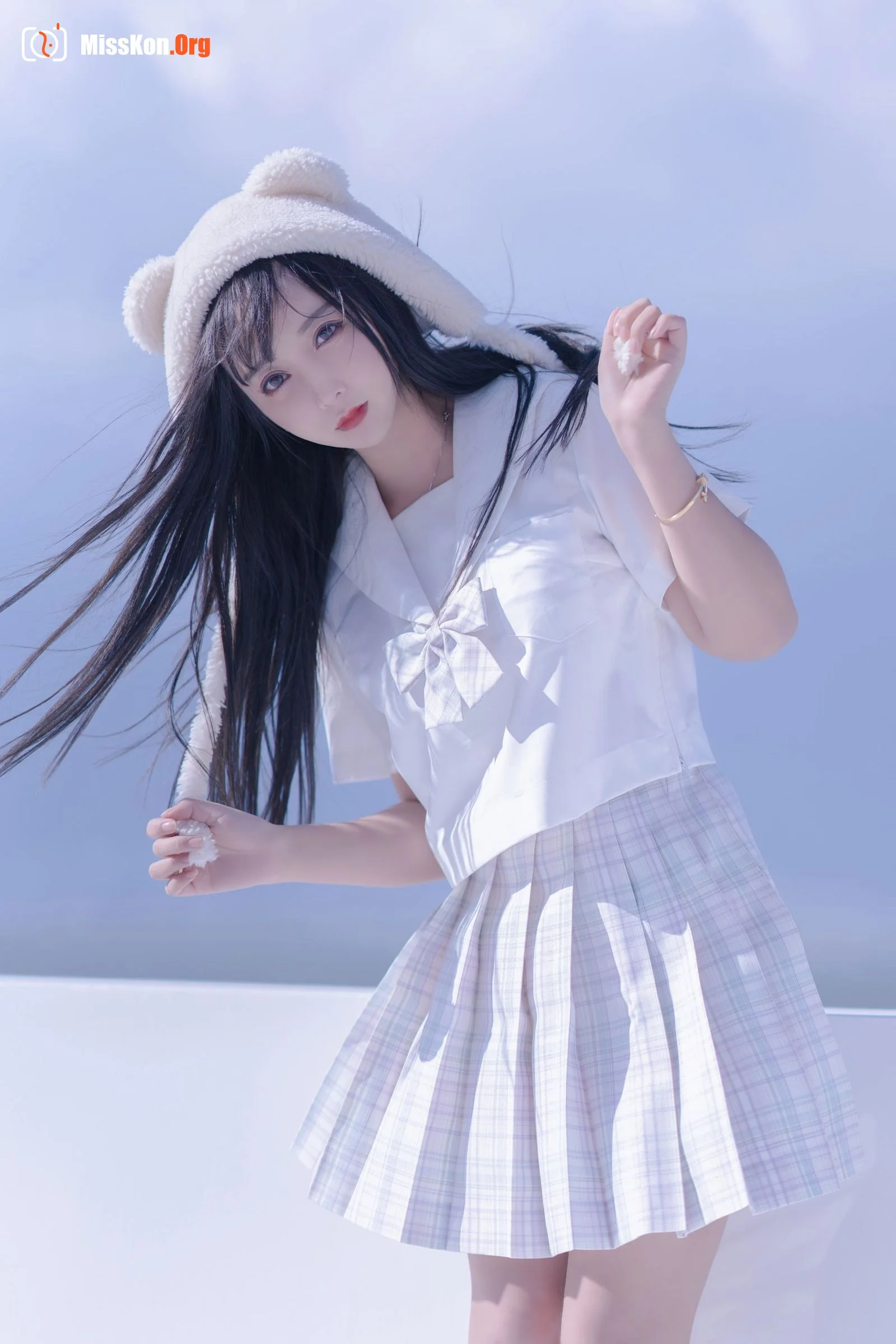Expired Rice Noodle Meow: White school uniform - Photo 12