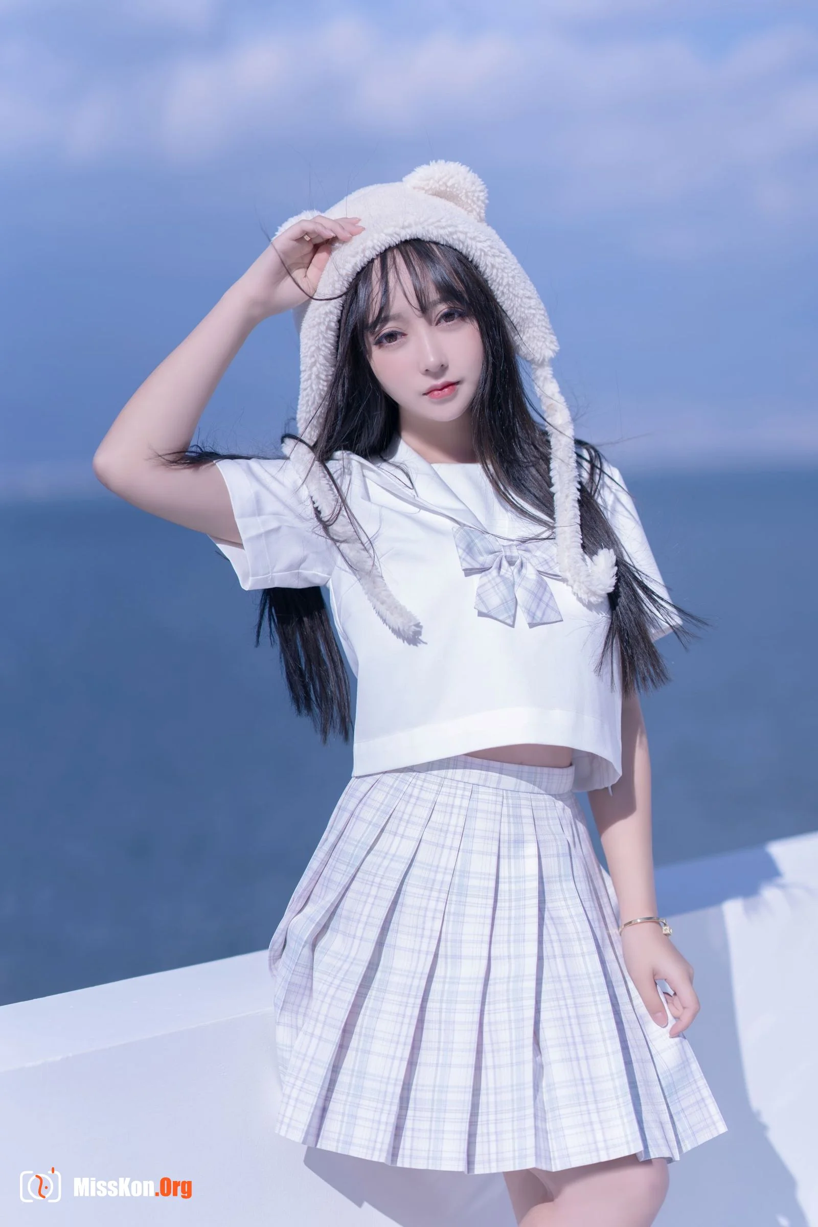 Expired Rice Noodle Meow: White school uniform - Photo 13