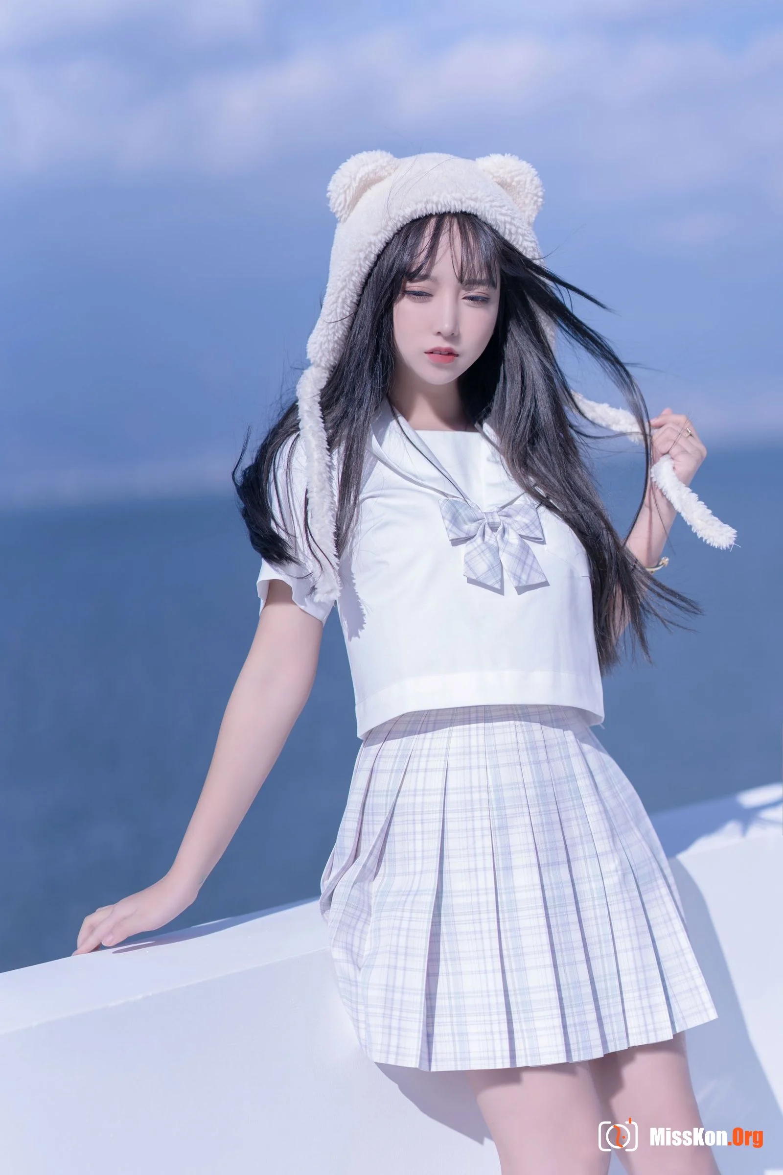 Expired Rice Noodle Meow: White school uniform - Photo 14