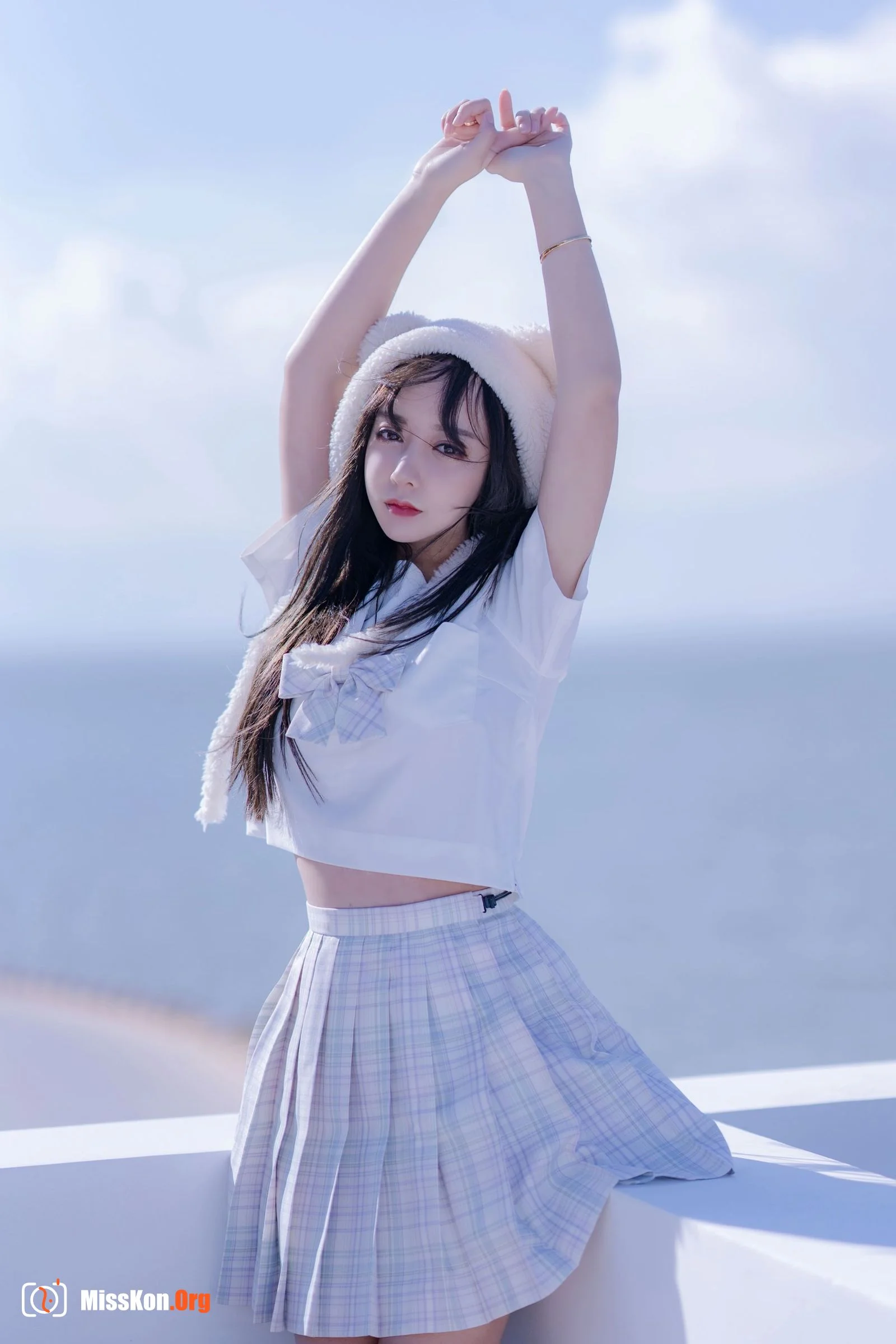 Expired Rice Noodle Meow: White school uniform - Photo 16