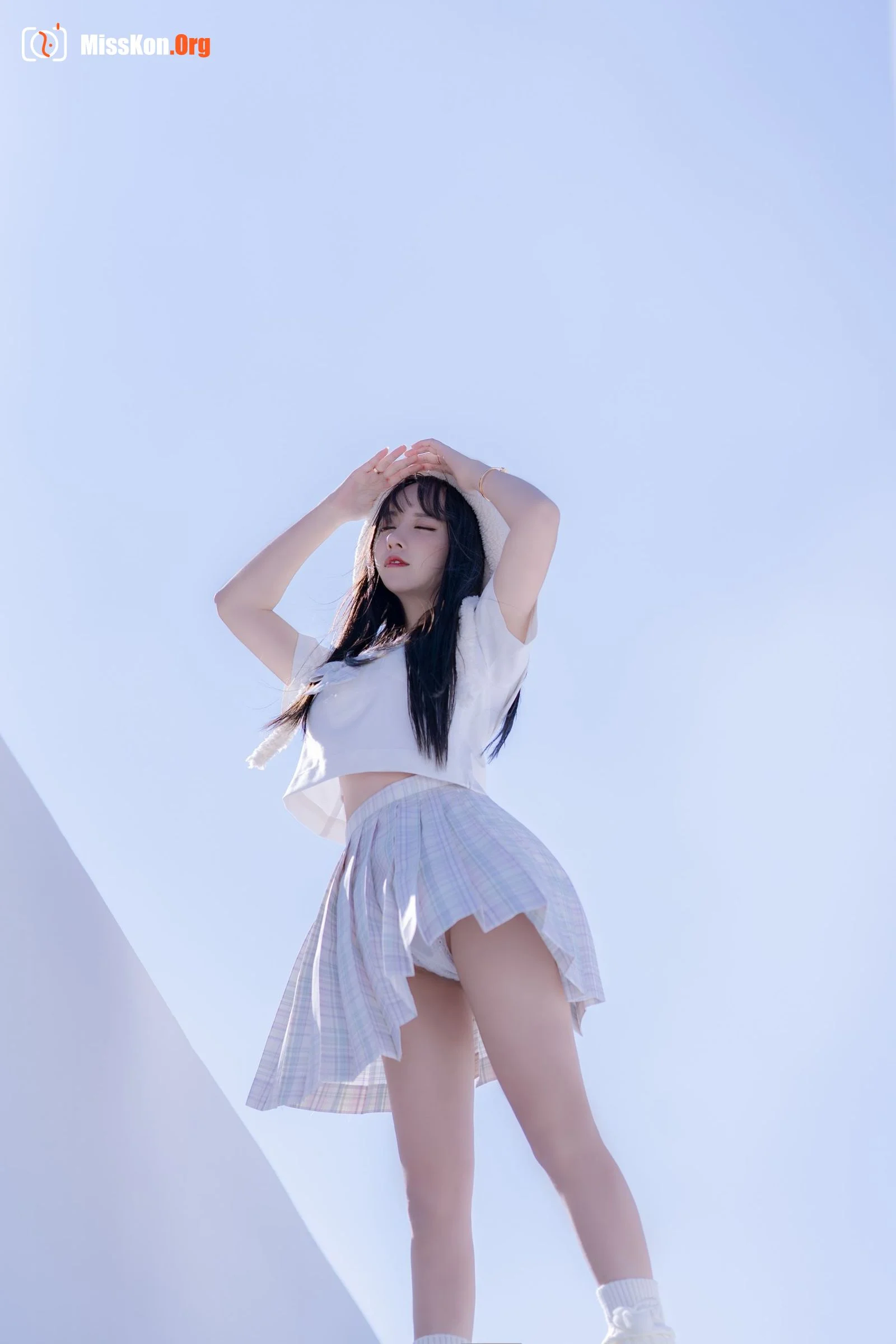 Expired Rice Noodle Meow: White school uniform - Photo 2