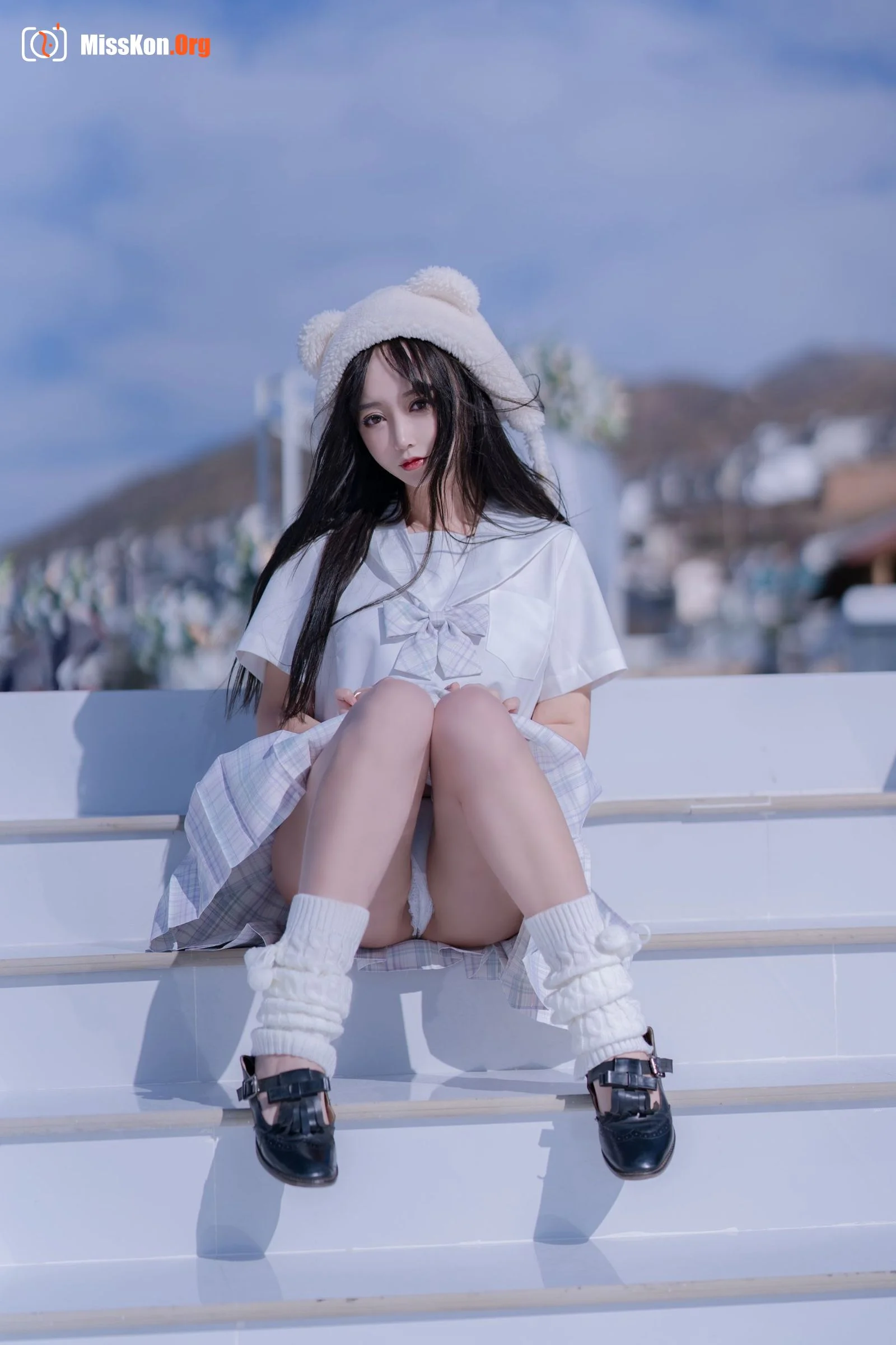 Expired Rice Noodle Meow: White school uniform - Photo 20