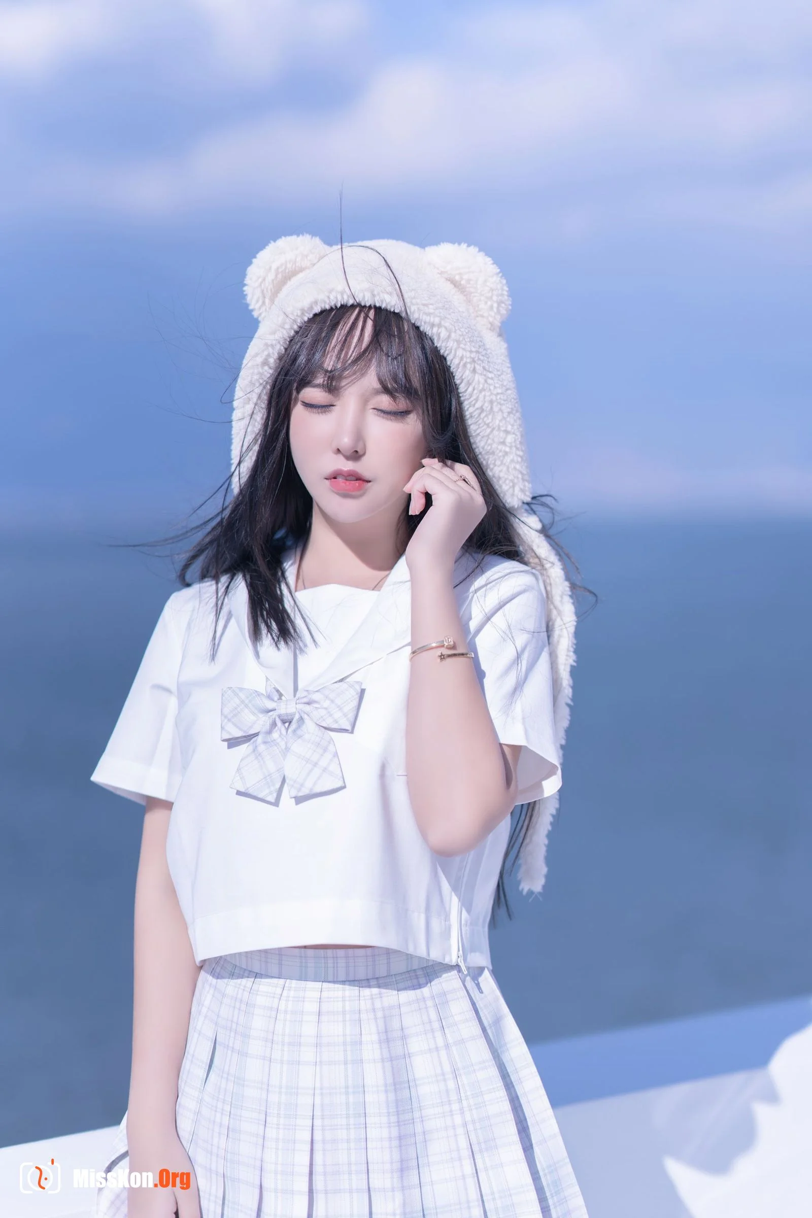 Expired Rice Noodle Meow: White school uniform - Photo 8