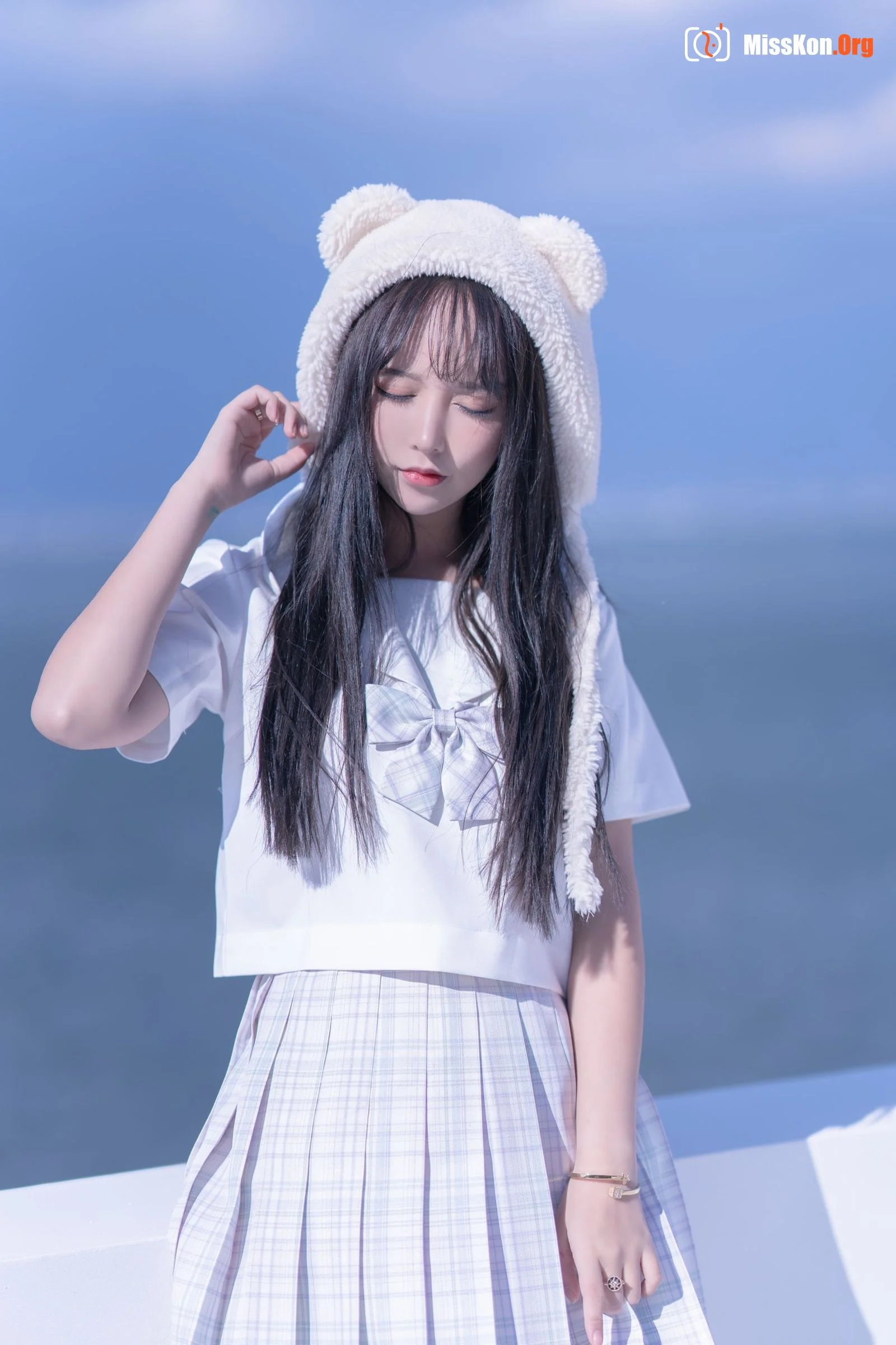Expired Rice Noodle Meow: White school uniform - Photo 9