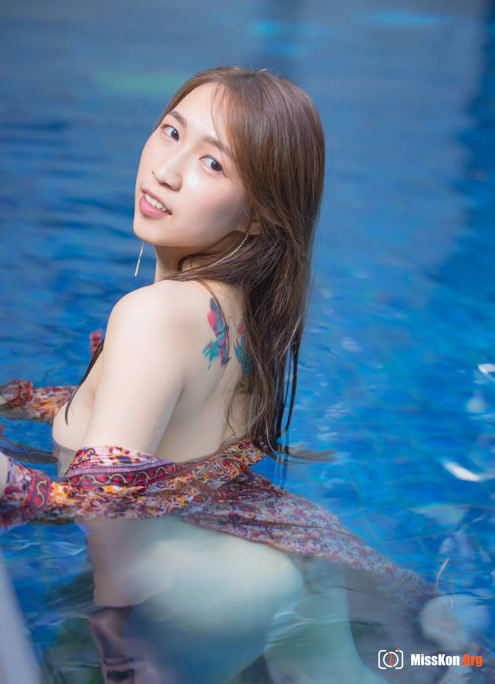 Fuli Ji【Annie & LinLin】: Double beautiful girl vila poolside exposed - Photo 15