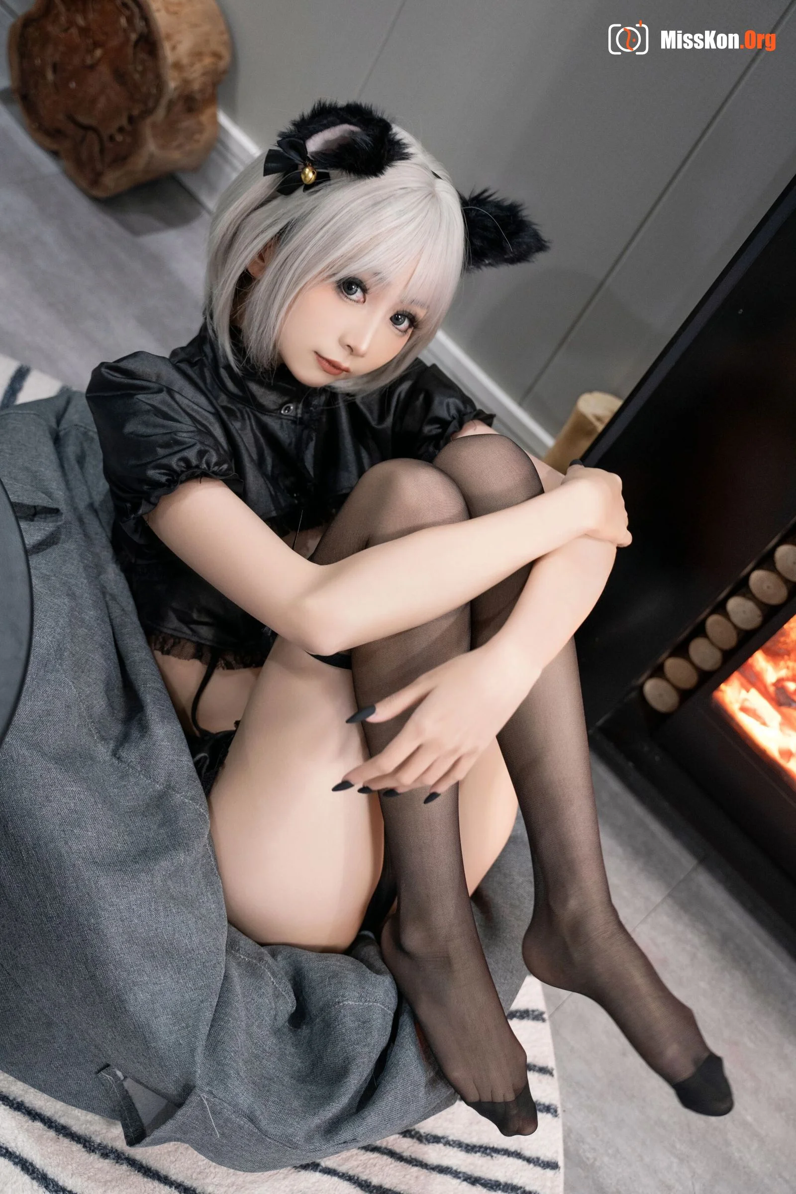 Goldfish kinngyo: Lost black cat - Photo 17
