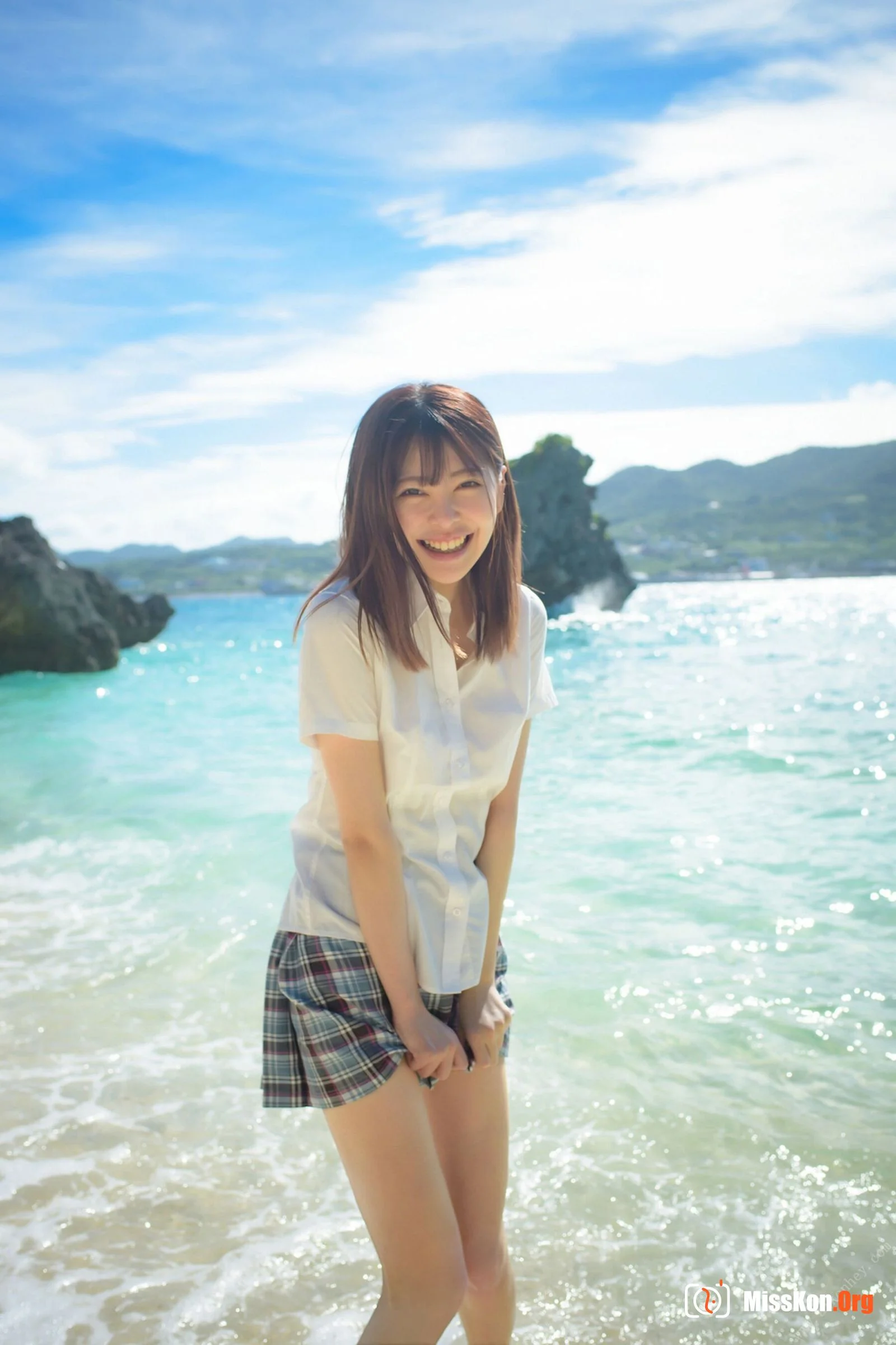 Hinako Mori: Summer Running Sky Blue Sky Blue (Hair nude photo collection) - Photo 17