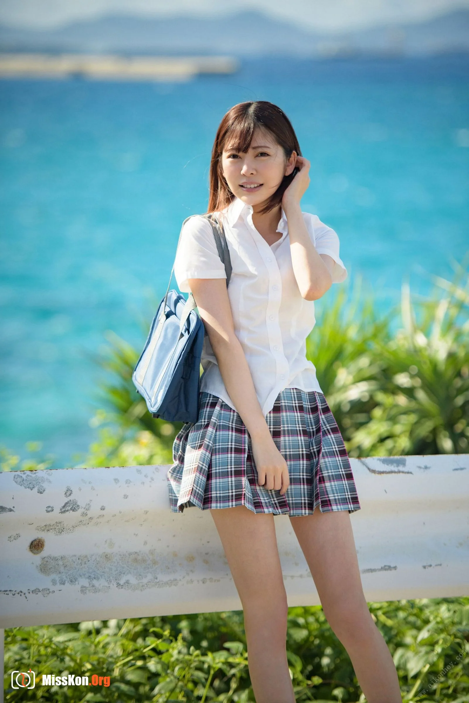 Hinako Mori: Summer Running Sky Blue Sky Blue (Hair nude photo collection) - Photo 5