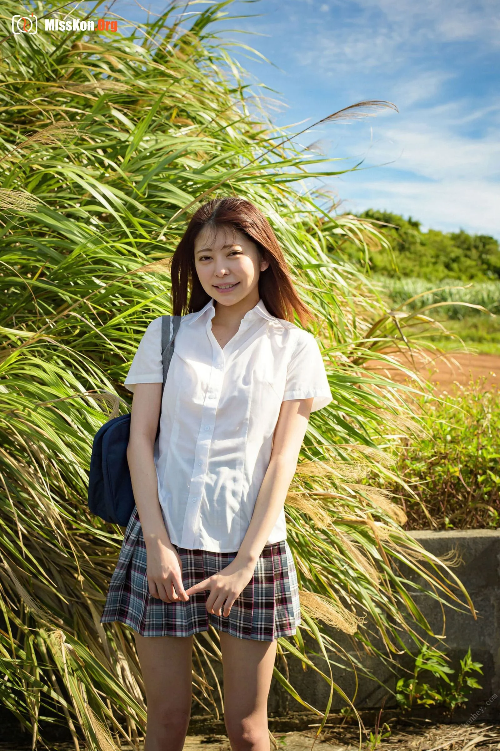 Hinako Mori: Summer Running Sky Blue Sky Blue (Hair nude photo collection) - Photo 7