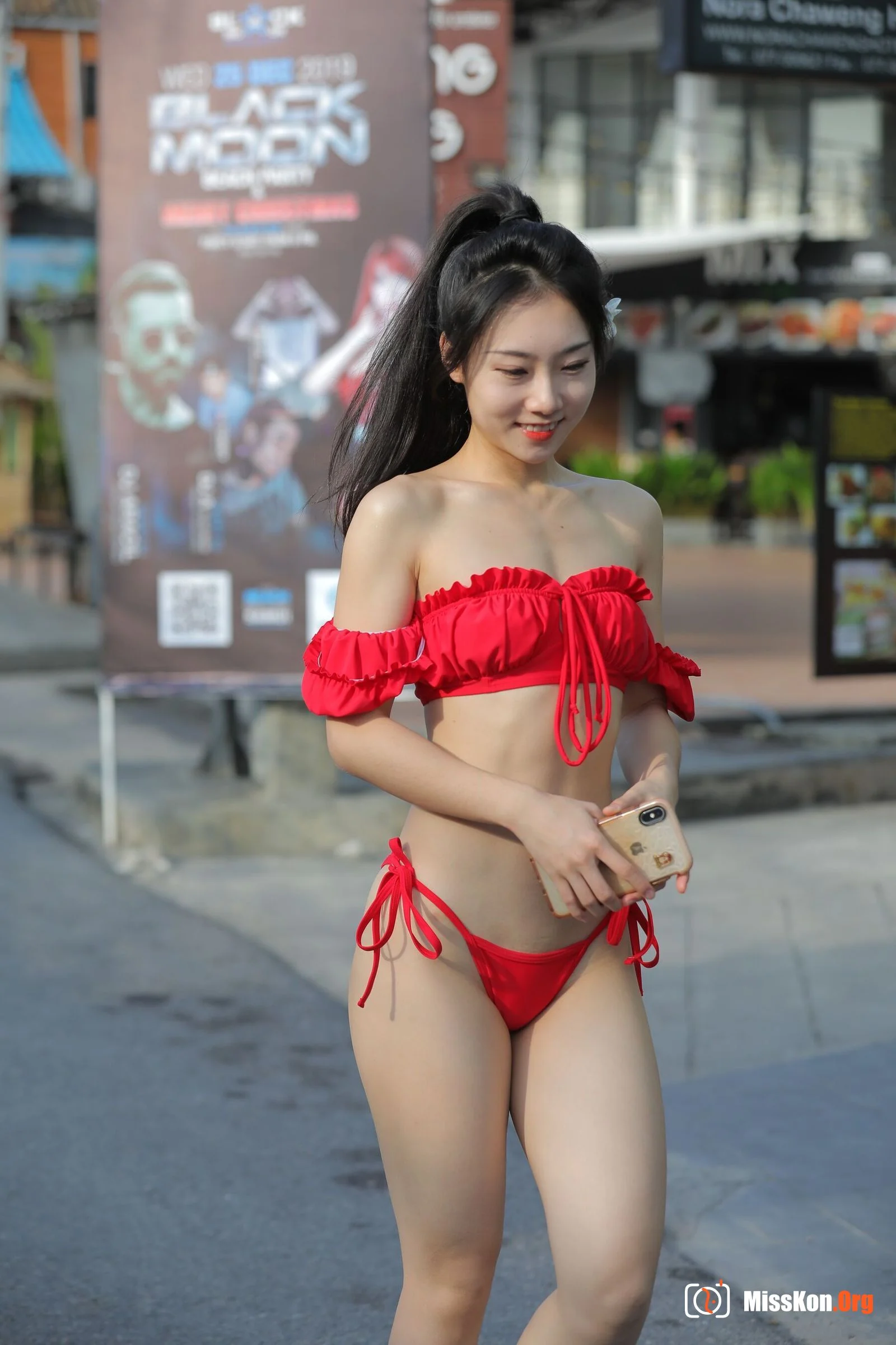Koh Samui Travel Photography Series Midsummer Red Bikini (Magic Mirror Street Photography) - Photo 20
