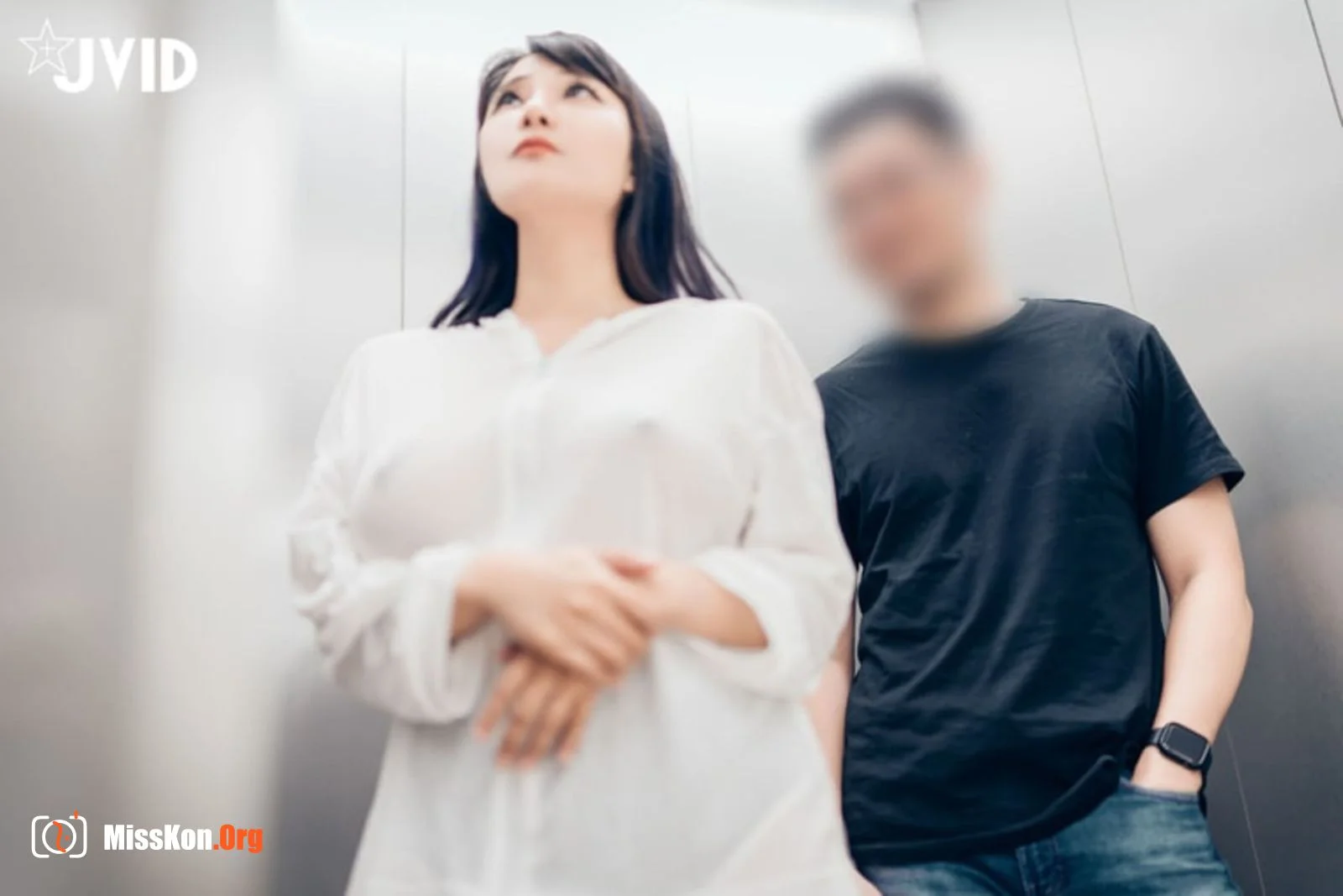 Lele (Jvid): Elevator emergency stop climax - Photo 48