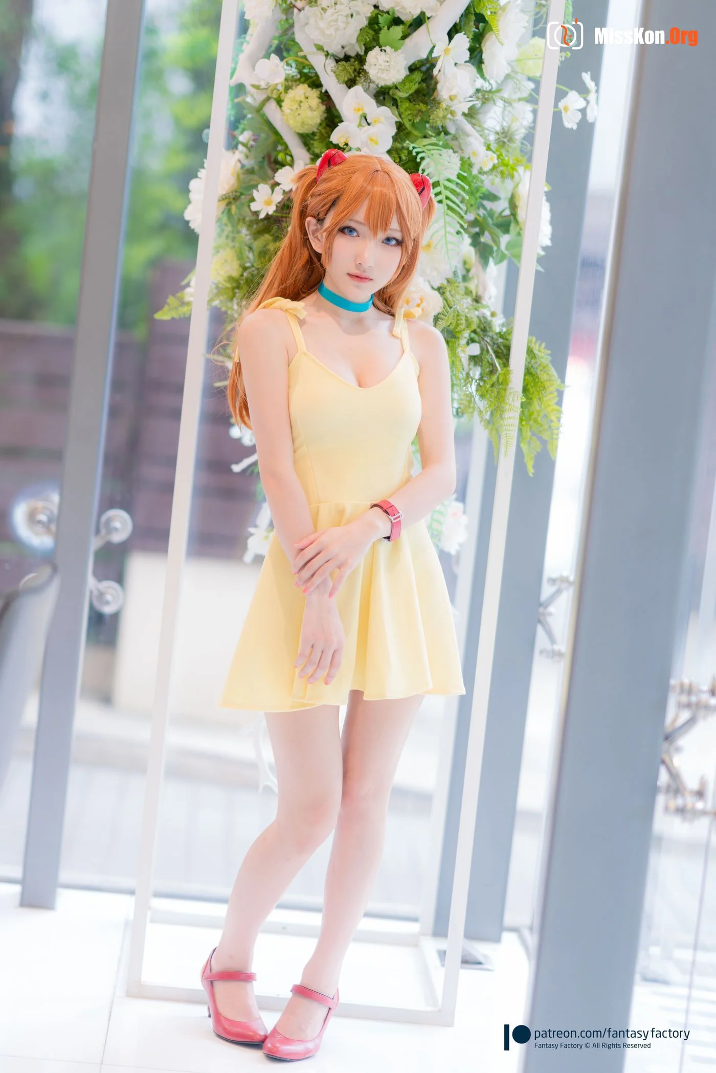 Little Ding: Asuka Yellow Dress - Photo 2