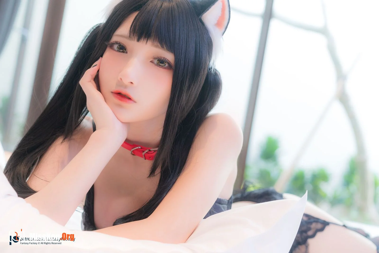 Little Ding: Black cat underwear - Photo 16