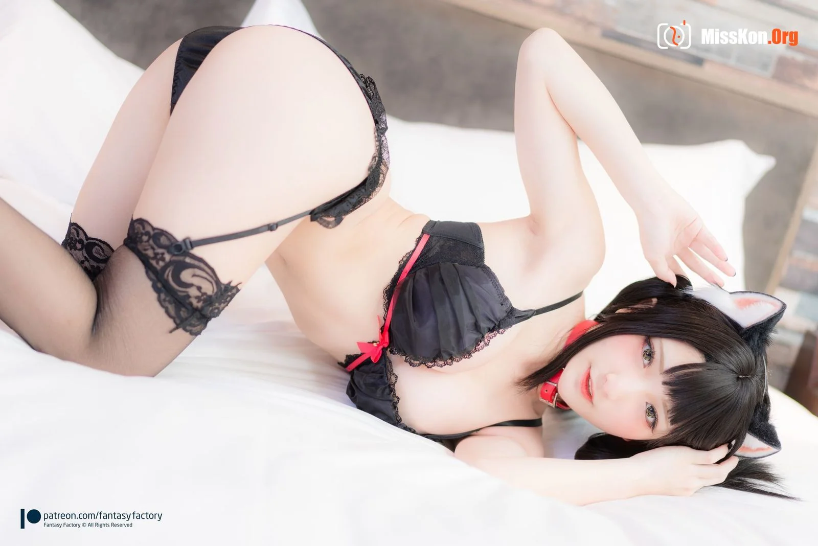 Little Ding: Black cat underwear - Photo 18
