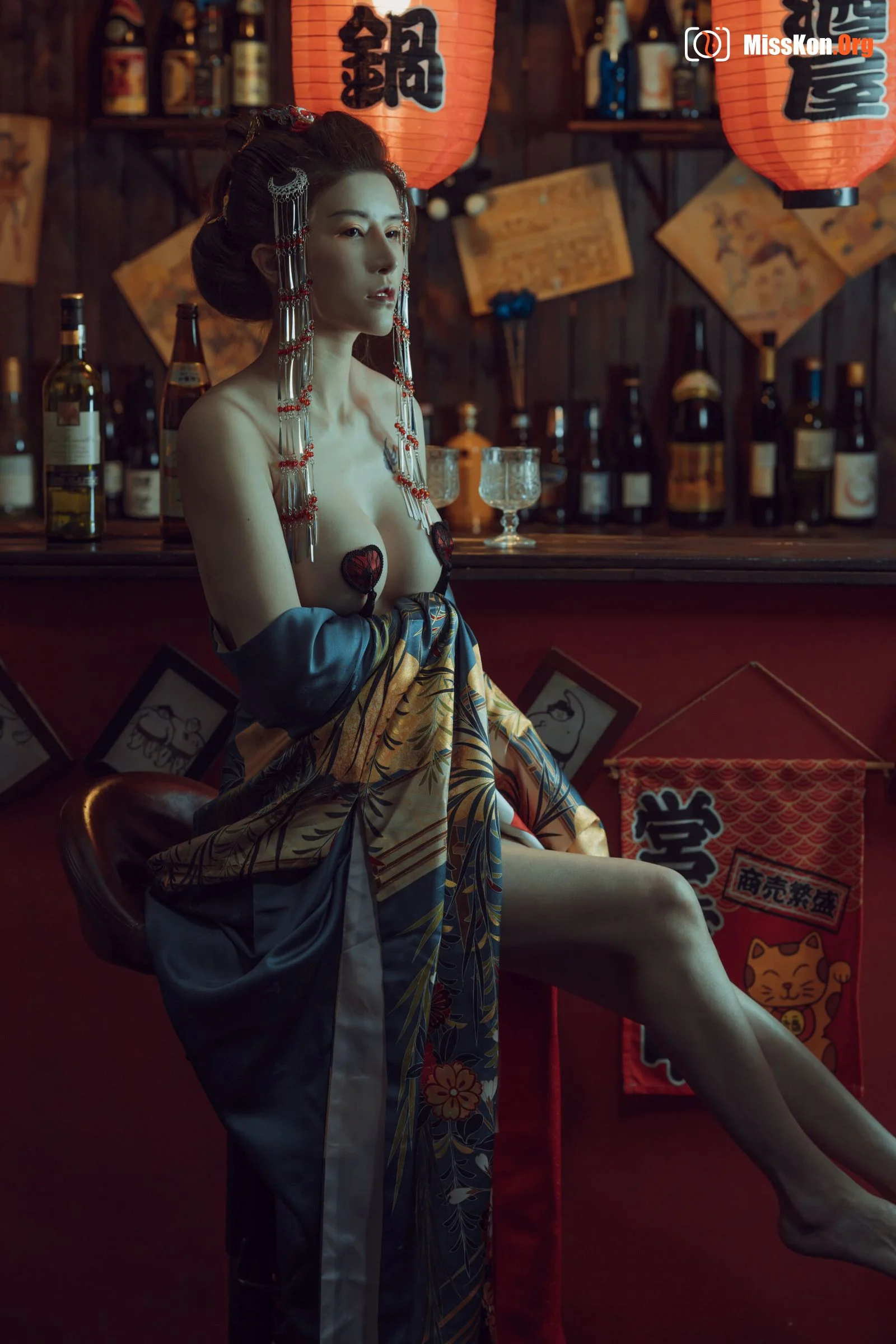 Lu Basui: Drunk Kimono Girl - Photo 15