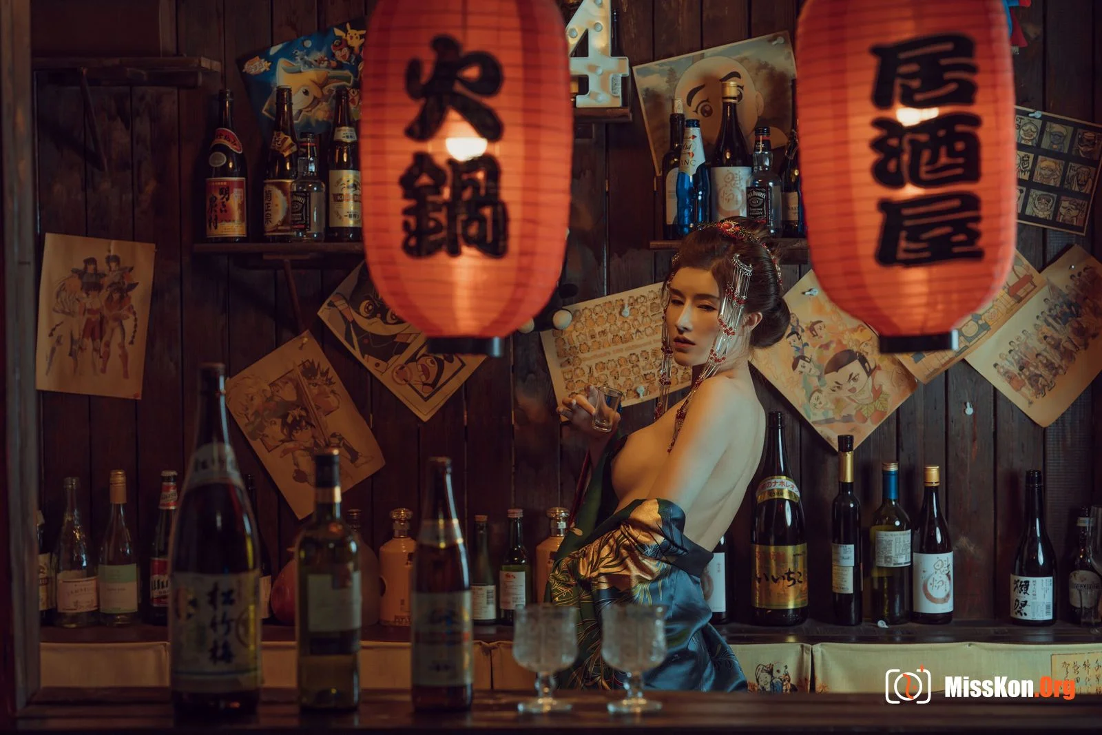 Lu Basui: Drunk Kimono Girl - Photo 18