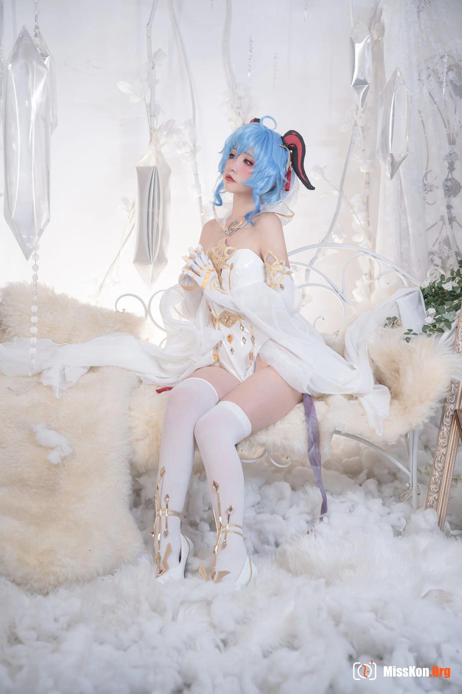 Meow Xiaoji & BuckyCloud: Yuanshenhua married Yula and Ganyu twins: the strongest combination of ice and snow - Photo 15