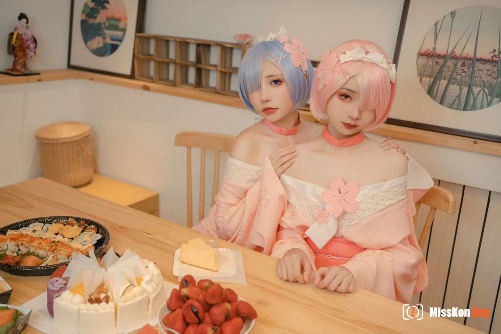 喵小吉x金鱼kinngyo《从零开始的女体盛宴》 - 照片 14