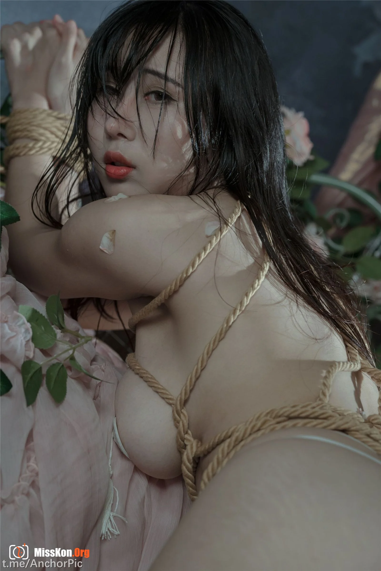 Milk peach: Rose Rope Art - Photo 6