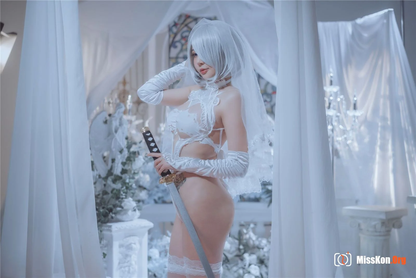 Mimi Zi: 2B Doujinshi White Bride - Photo 18