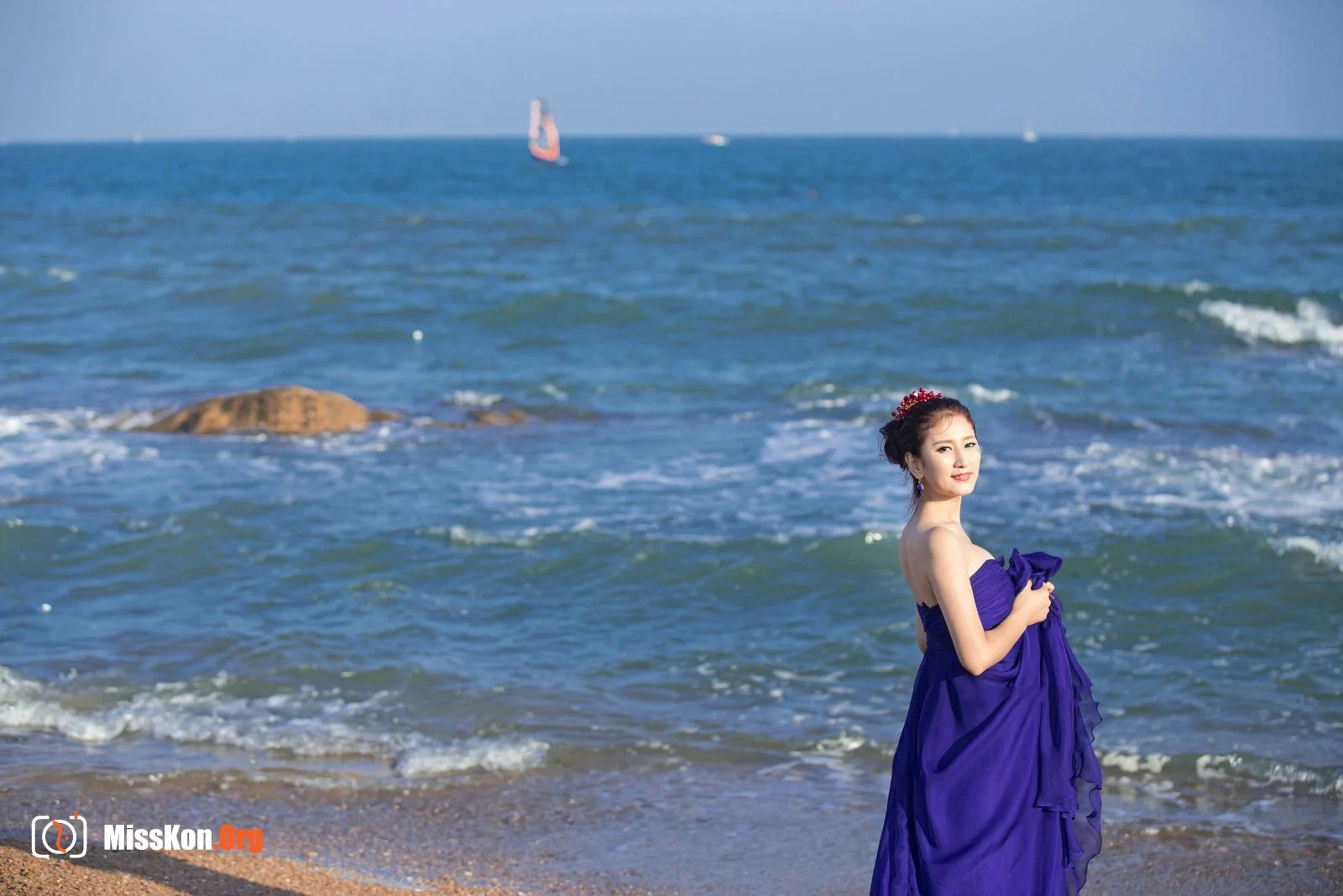 Miss Universe third runner-up Wang Xin large-scale body private photo set - Photo 11