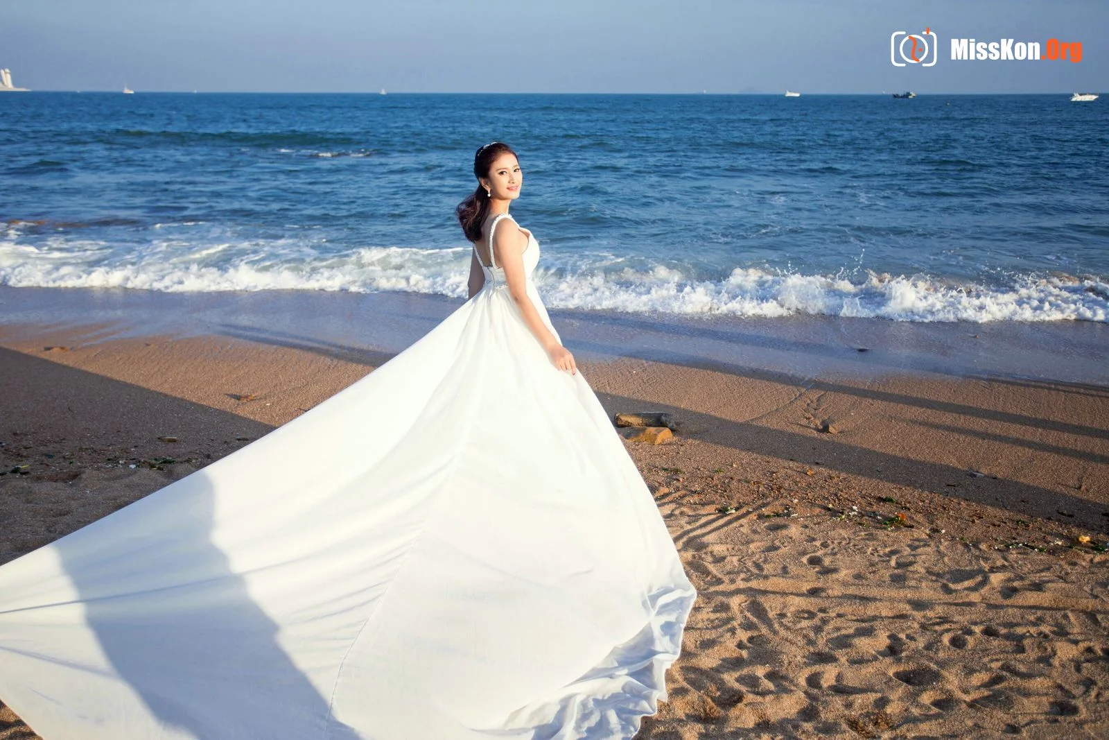 Miss Universe third runner-up Wang Xin large-scale body private photo set - Photo 12
