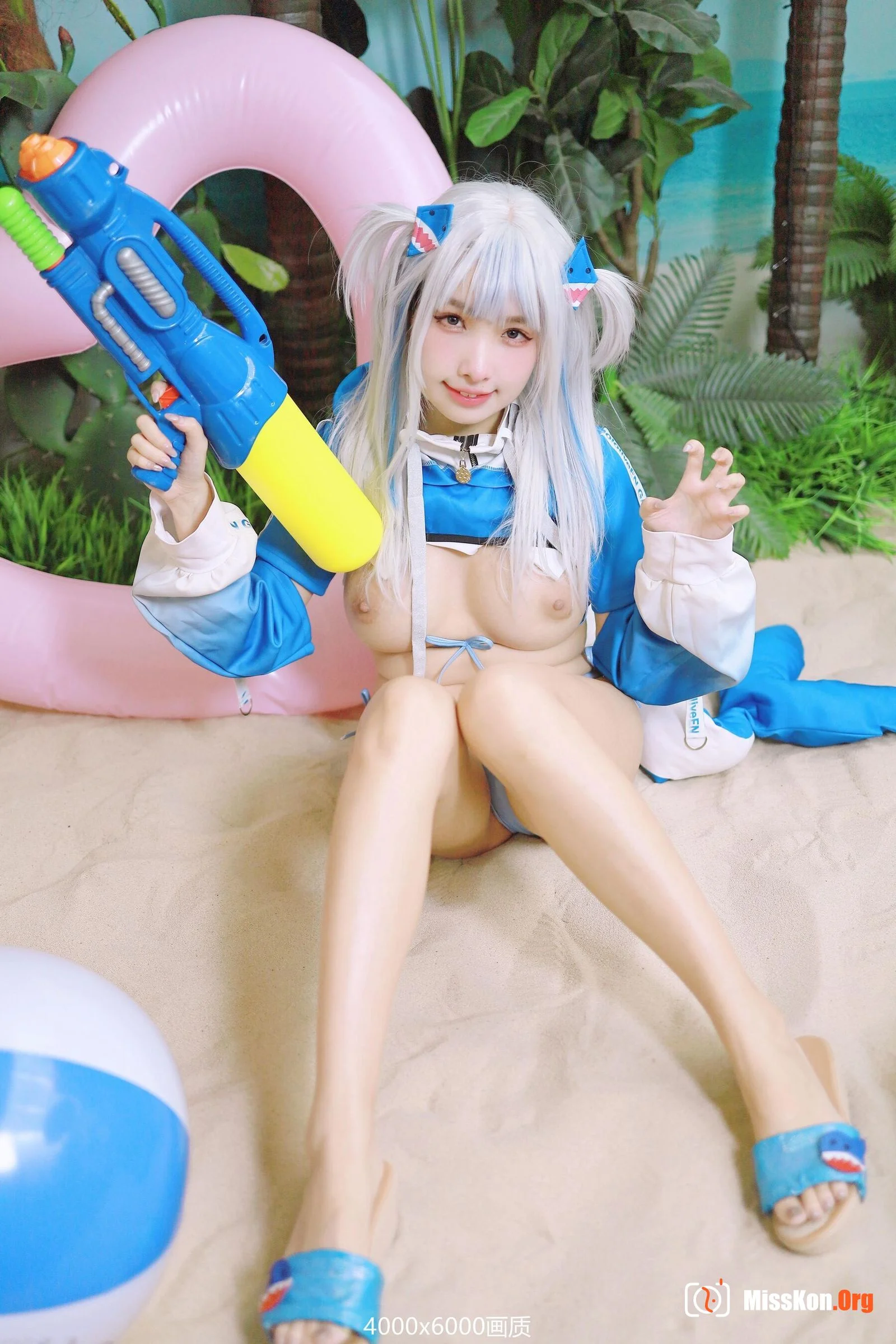 Momo: Gura Shark Uniform 🌊🦈 - Photo 3