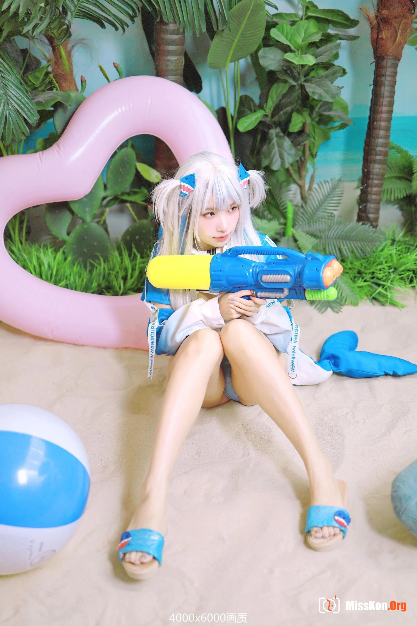 Momo: Gura Shark Uniform 🌊🦈 - Photo 4